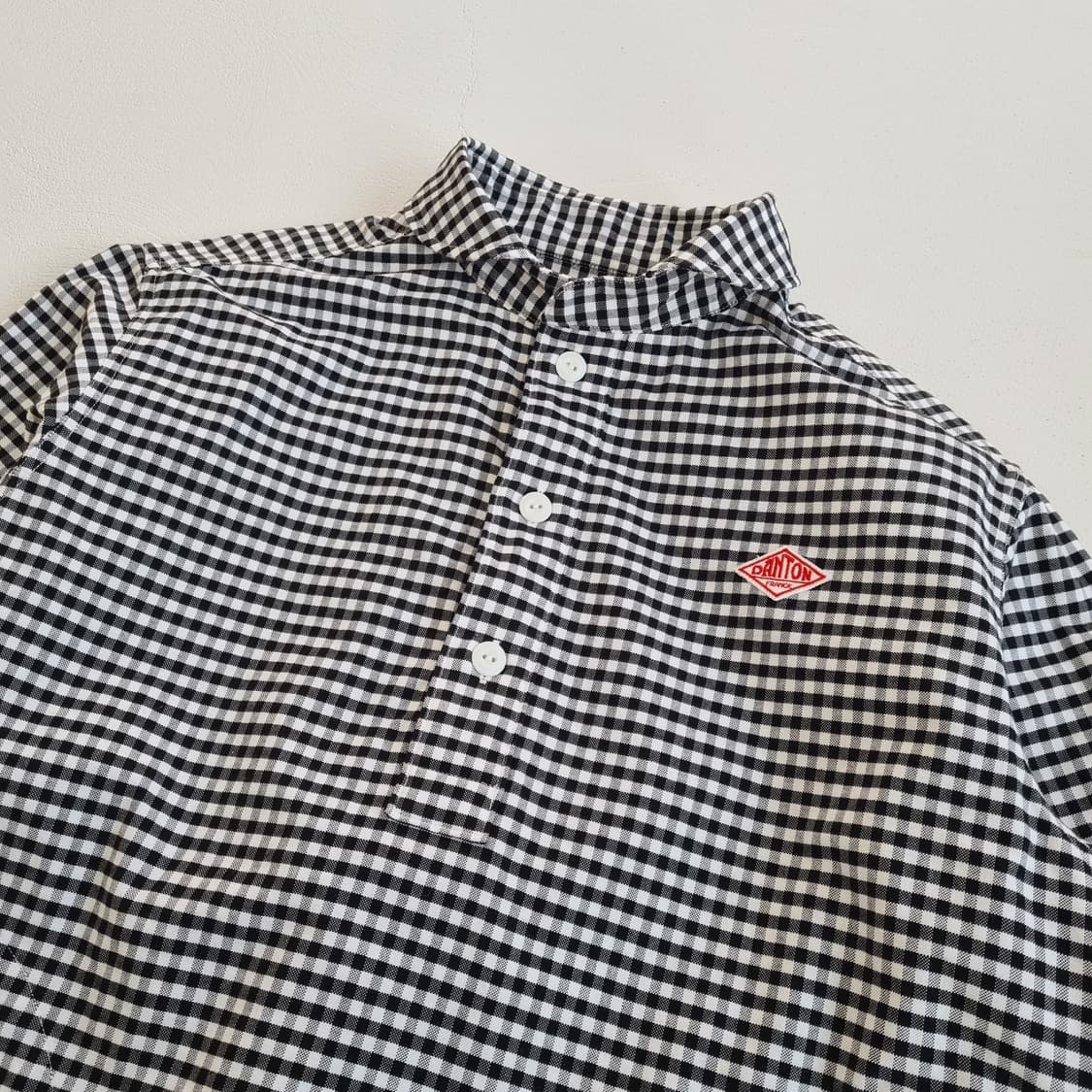 단톤 깅엄체크 풀오버 셔츠 - 34 상품이미지3