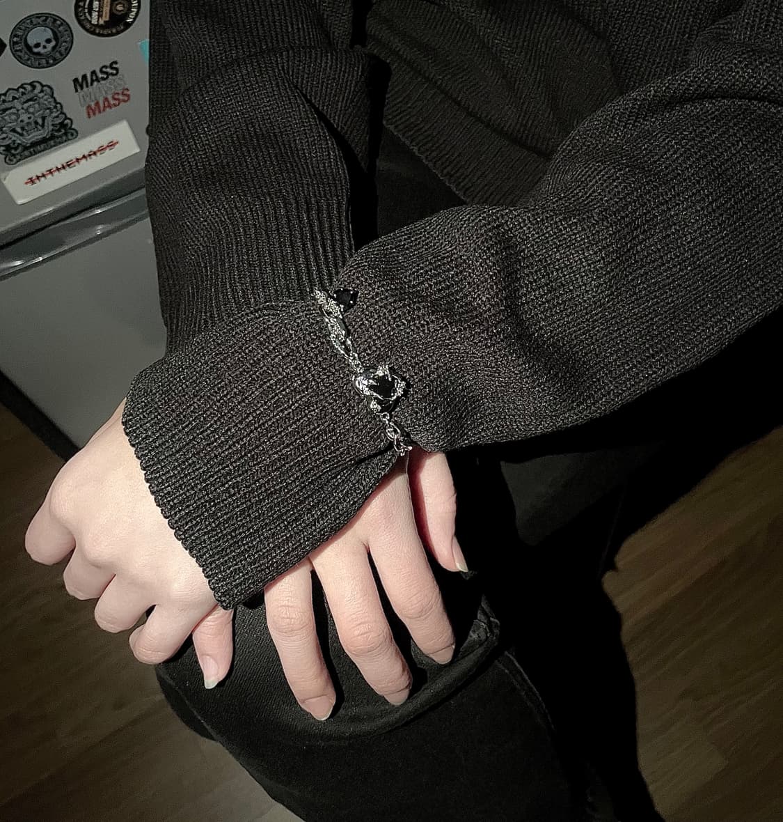 pcr053 Black heart bracelet 상품이미지8