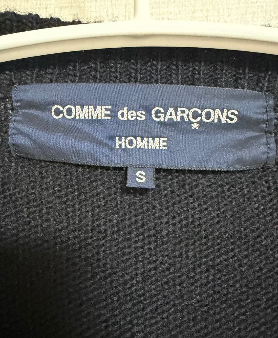 05s 꼼데가르송 옴므 니트집업 상품이미지3