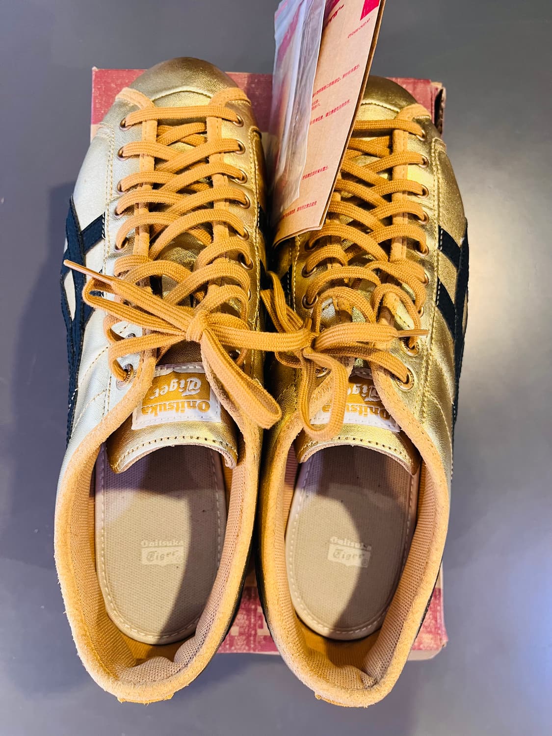 오니츠카 타이거 올림포스 골드 / 블랙(280mm) 상품이미지7