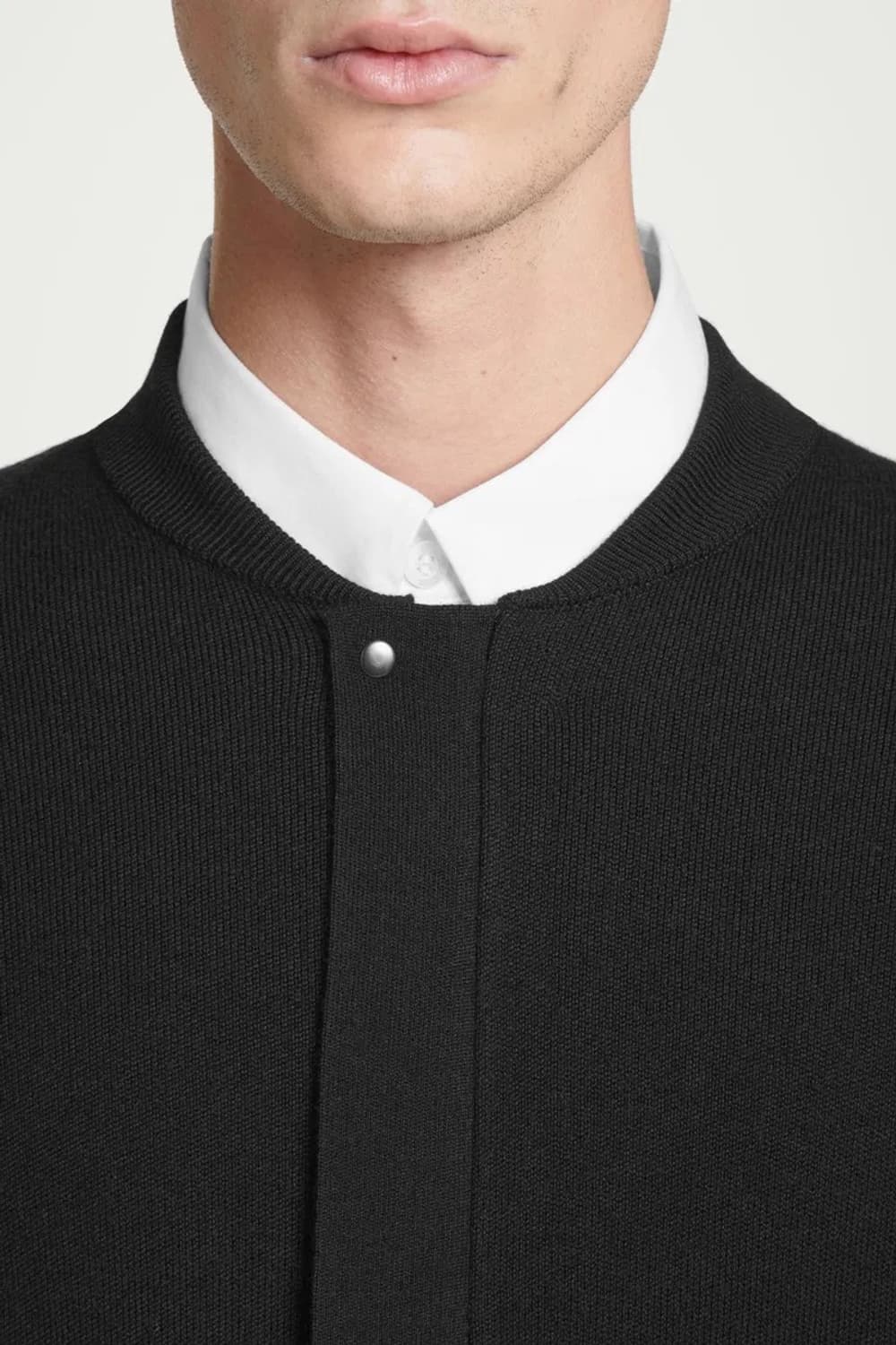 COS 남성 니트 울버머 가디건 자켓 (블랙, M/민트급) 상품이미지2