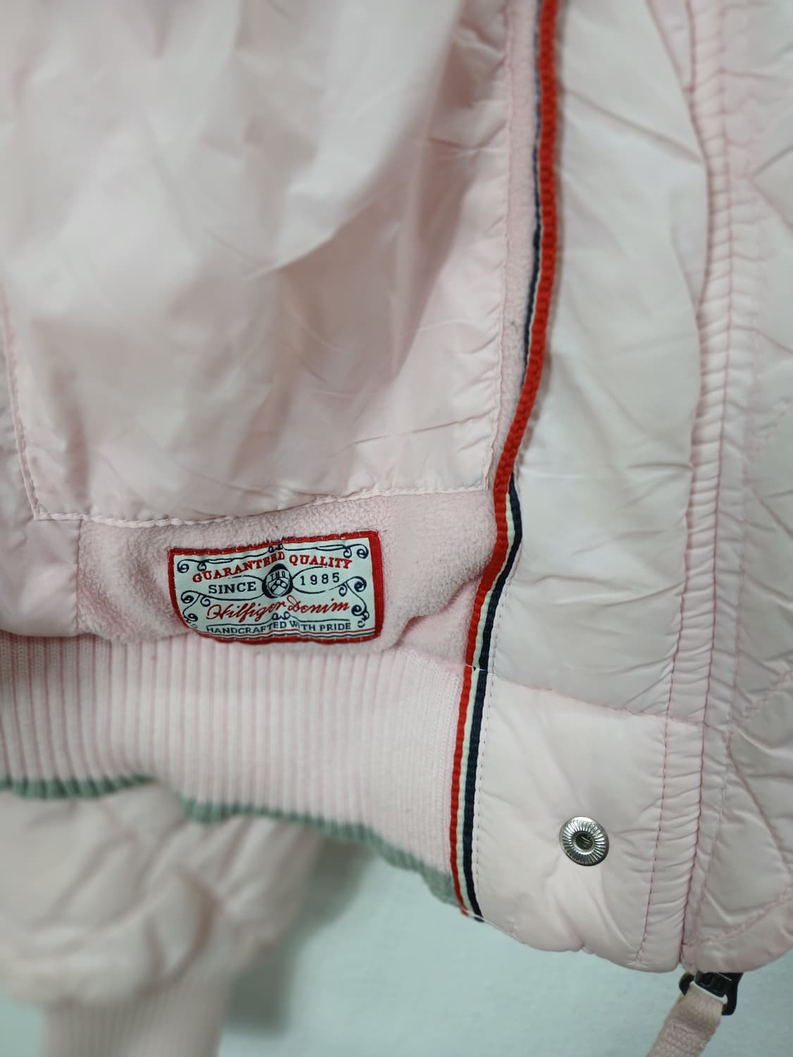 타미힐피거 퀼팅핑크자켓  85 XS 상품이미지8