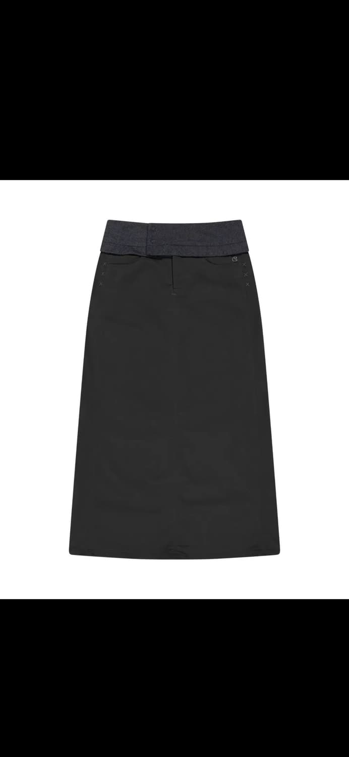 WAIST PANEL SKIRT CHARCOAL 팝니다 상품이미지1