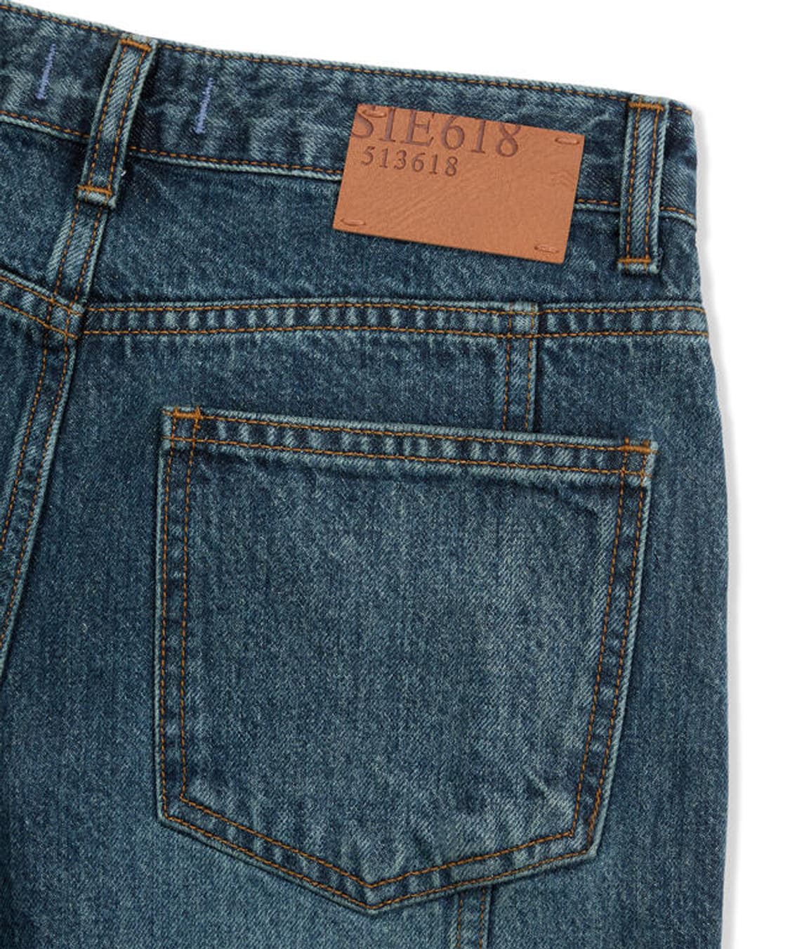 시에618 커브드 와이드 플레어 데님팬츠 m 상품이미지2