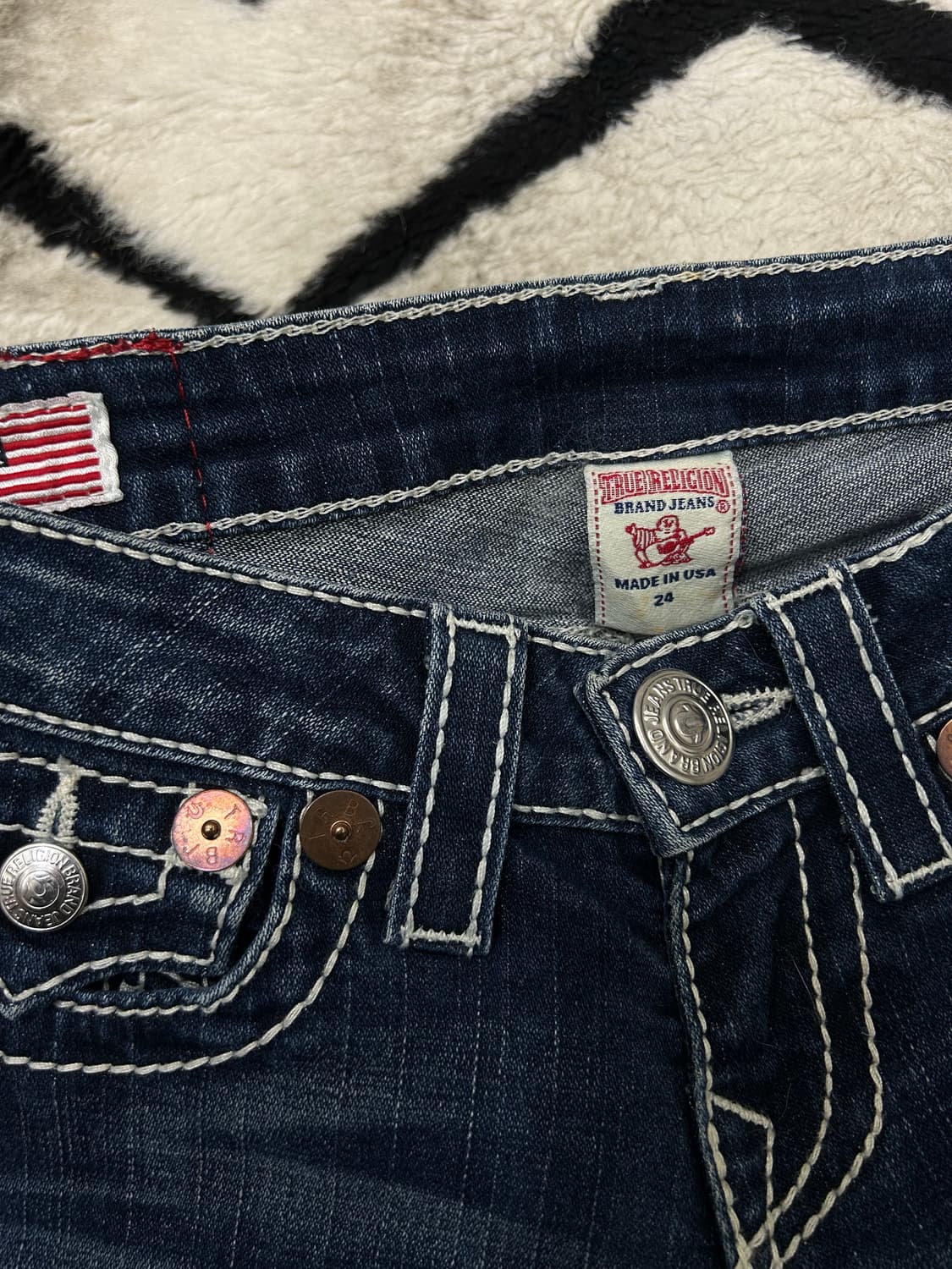 [24]트루릴리전 조이 부츠컷/진청/스판 상품이미지4