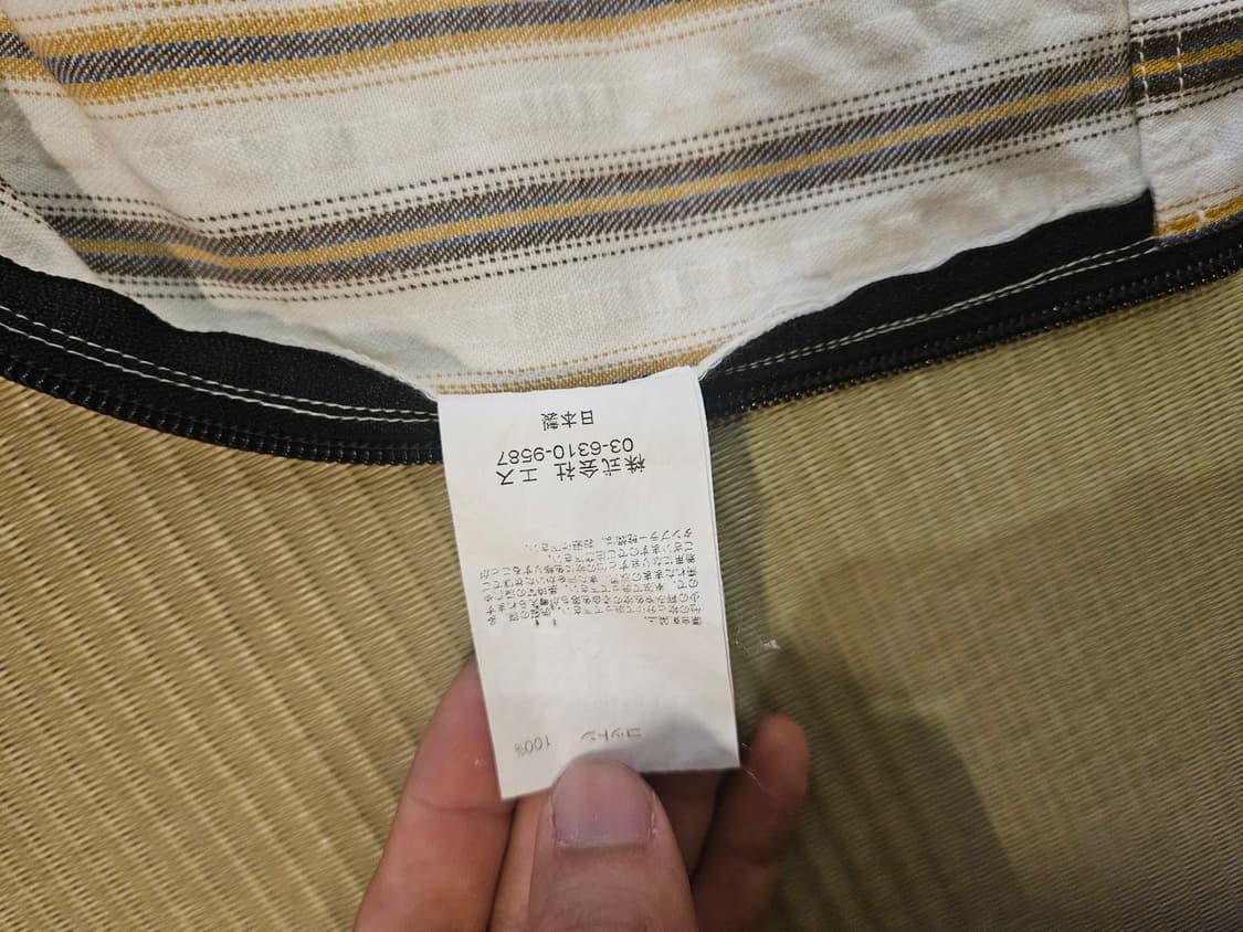 옴브레니노 스트라이프 시어서커 풀오버 셔츠 상품이미지6