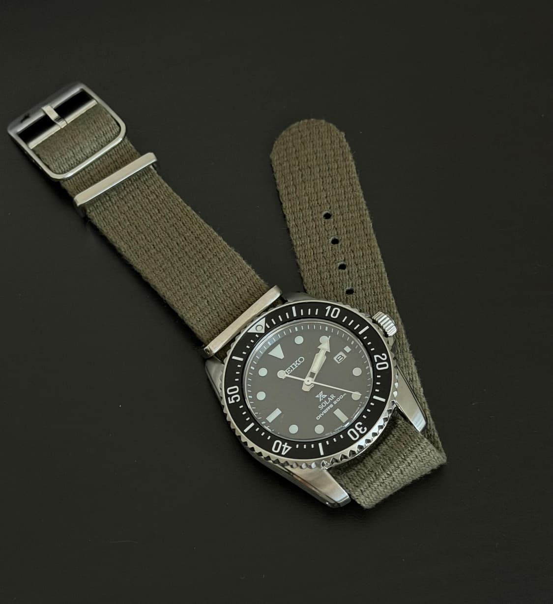세이코 SNE573 38.5mm + rsm 나토밴드 상품이미지4