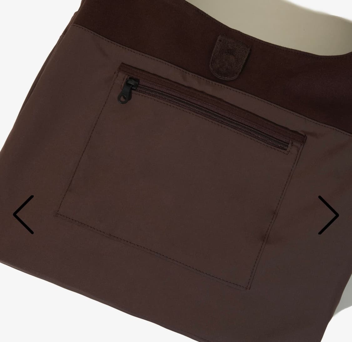 마지언타이틀 스웨이드 토트백 브라운 상품이미지5