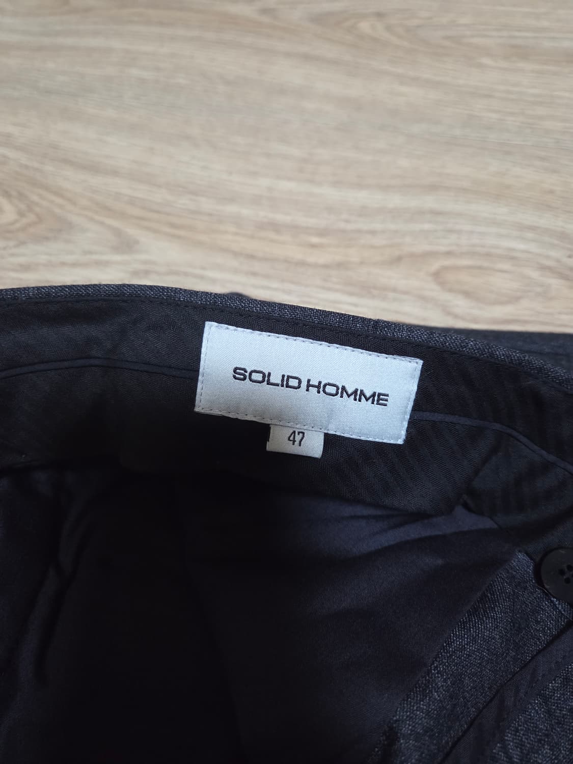 솔리드옴므 차콜 슬랙스 상품이미지5