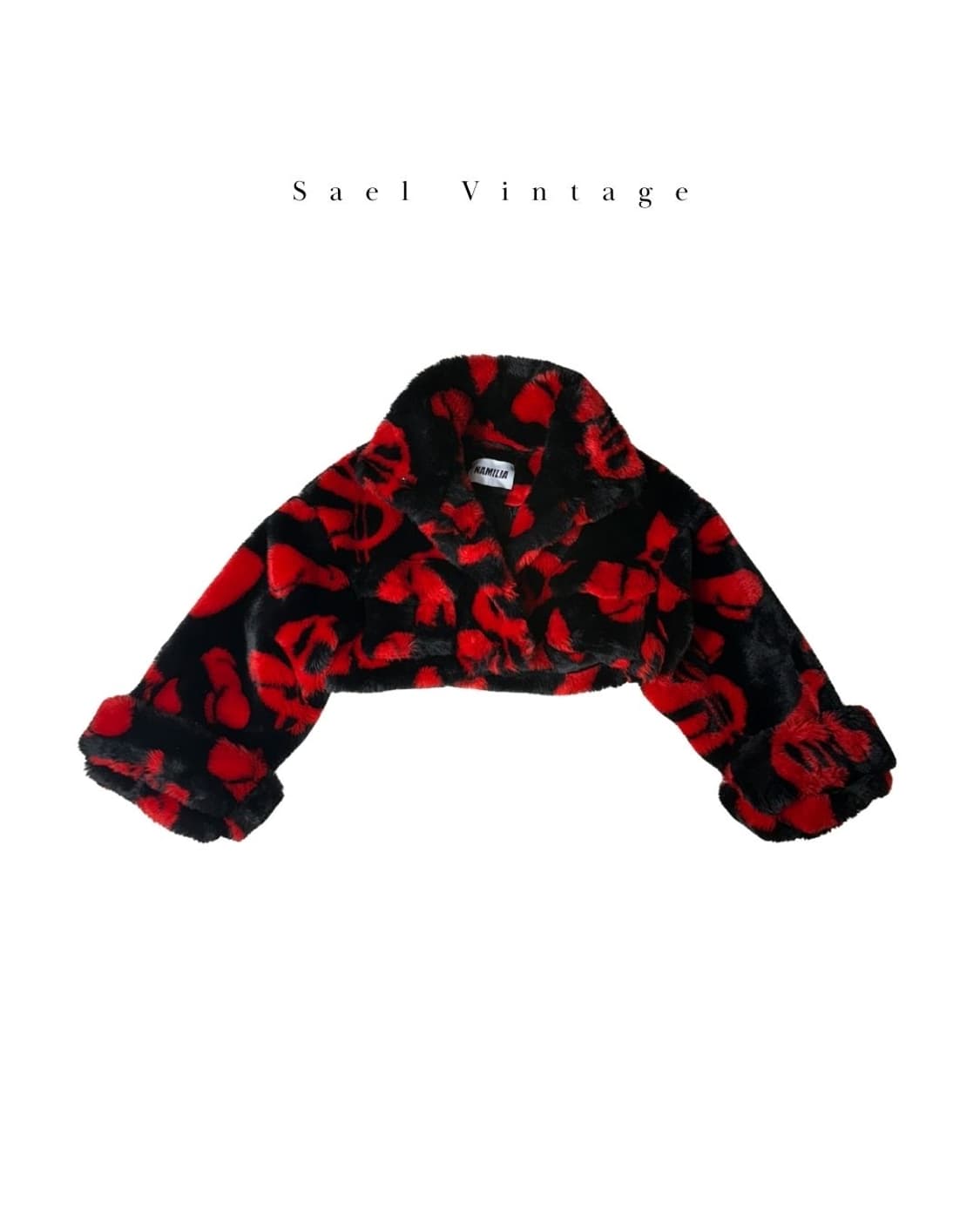 NAMILIA Dick Dollar Monogram Fur Jacket 상품이미지5