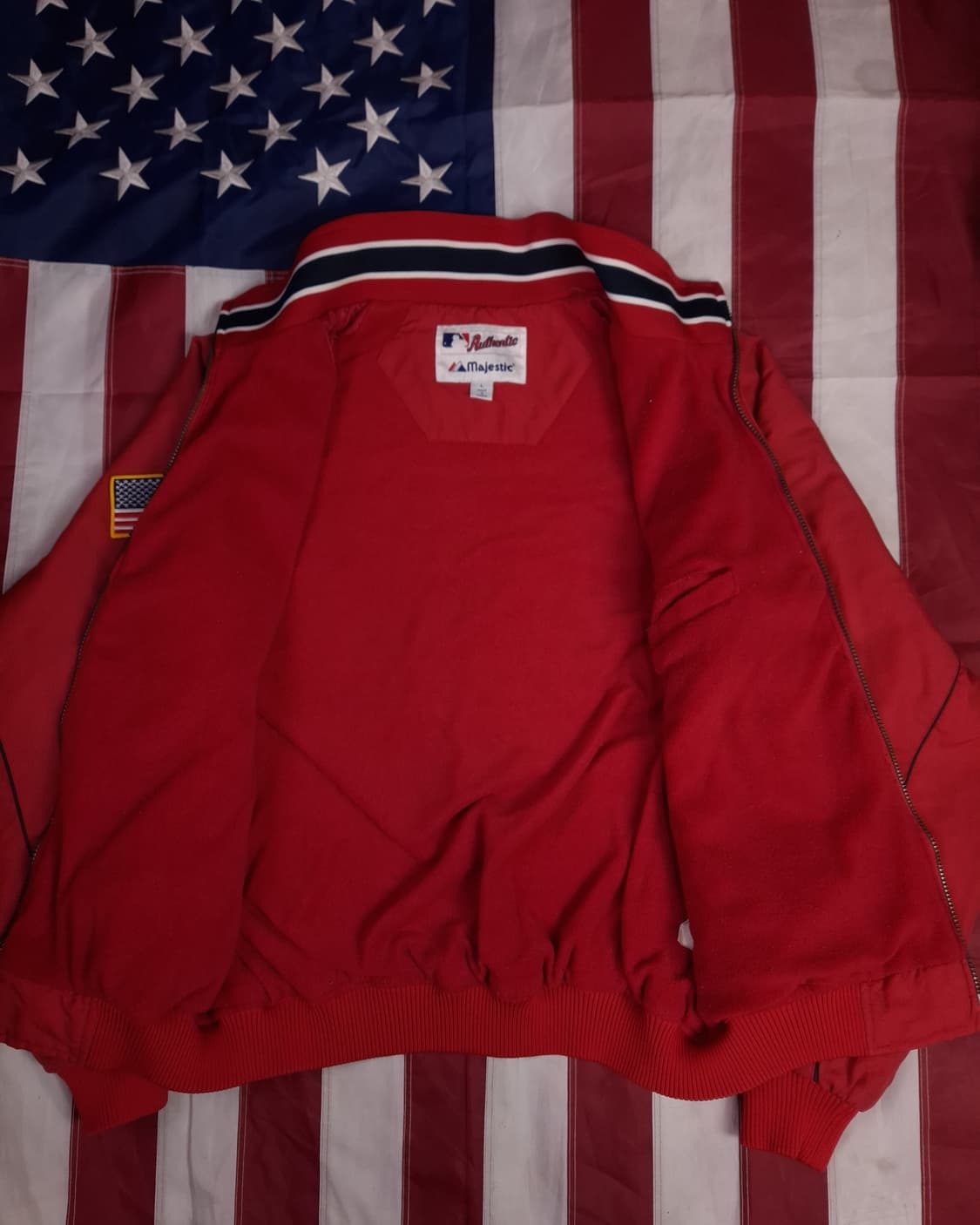 오리지날 마제스틱 세인트루이스 카디널스 스타디움 자켓 상품이미지8