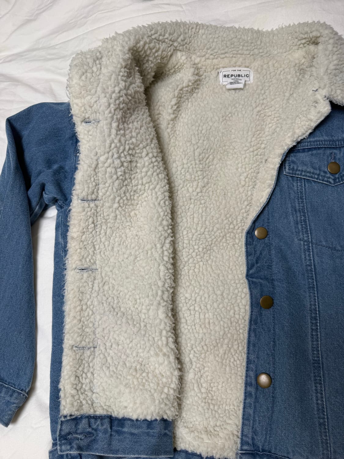 리퍼블릭 뽀글이 청자켓 상품이미지3