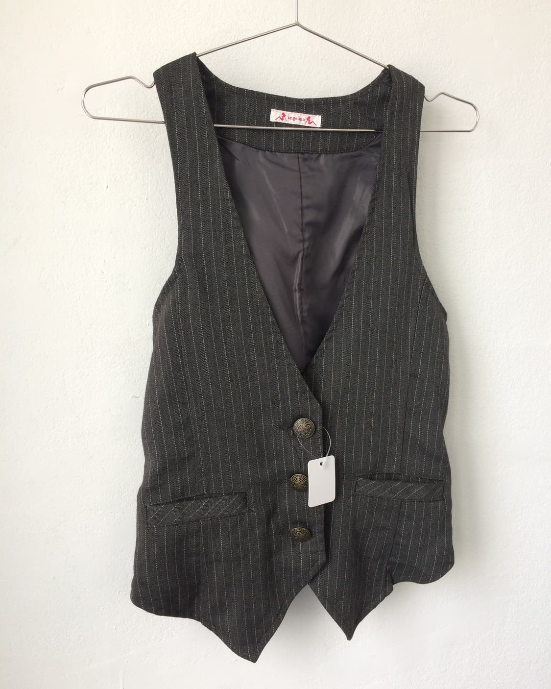 Stripe pattern vest 상품이미지4