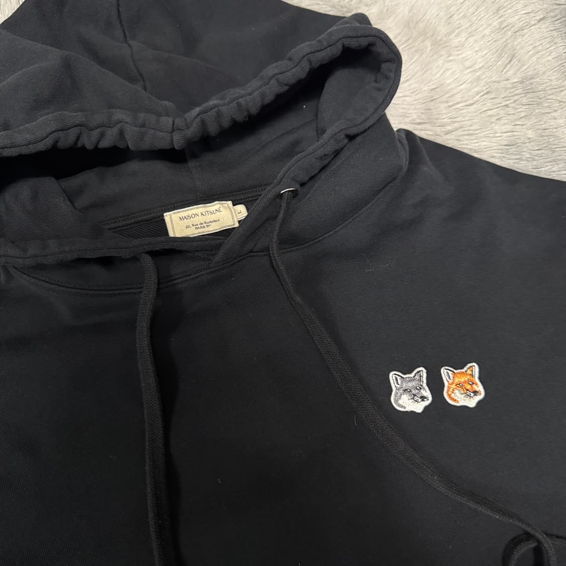 메종키츠네 더블폭스 후드티 L사이즈 상품이미지2