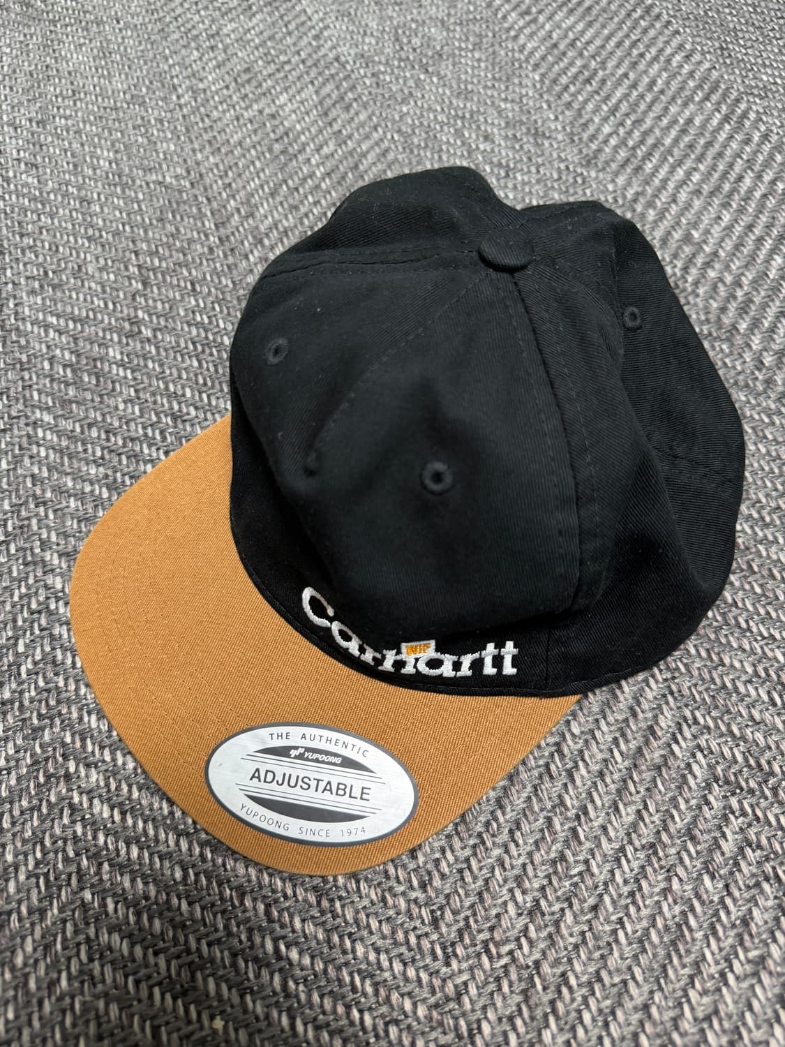 칼하트 캡 블랙 브라운 상품이미지2