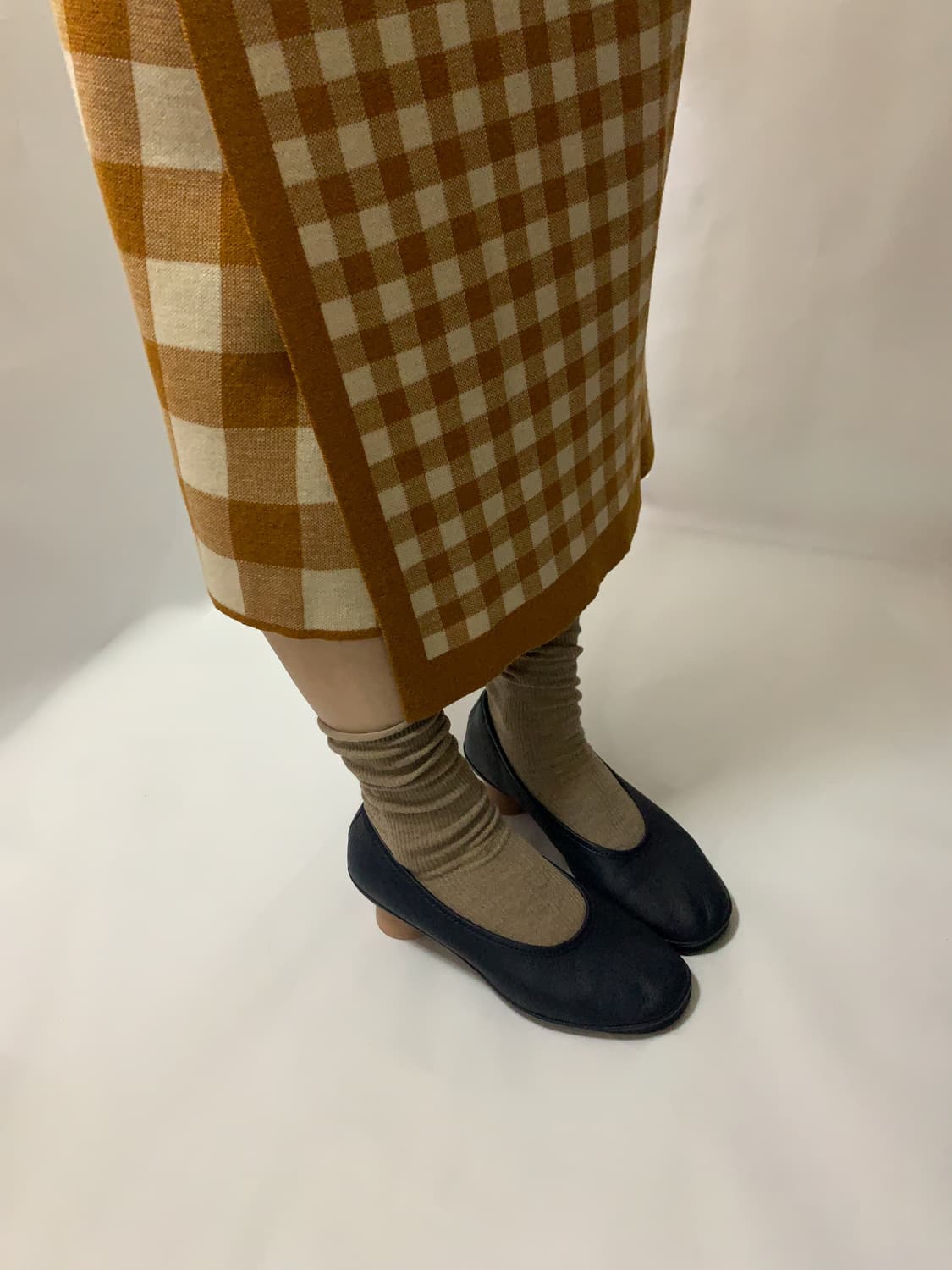 CAMPER ALRIGHT 캠퍼 올라잇 네이비 가죽 펌프스 (EU3 상품이미지2