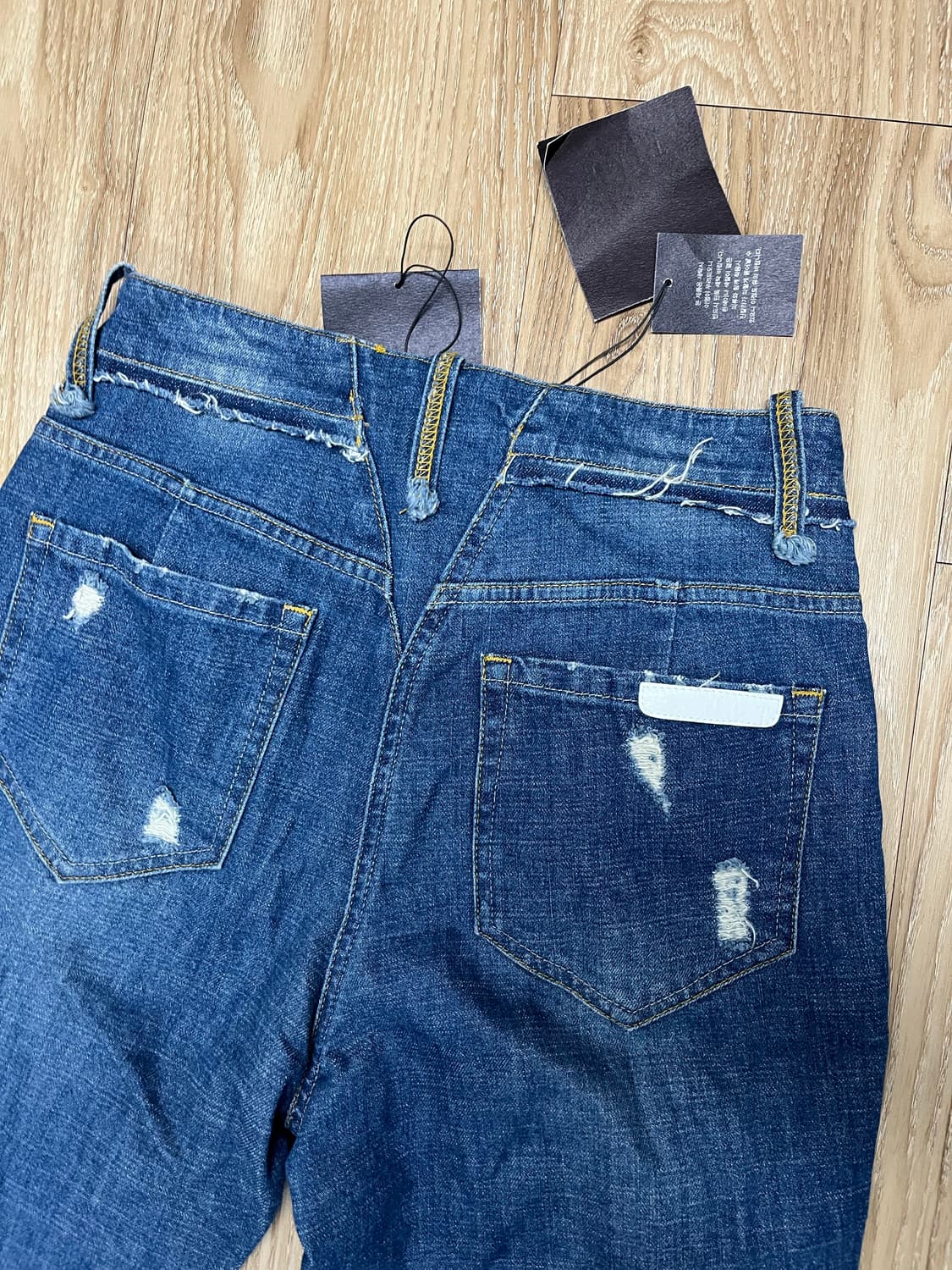 (새상품) 타임 컷오프 부츠컷 청바지 26 상품이미지6