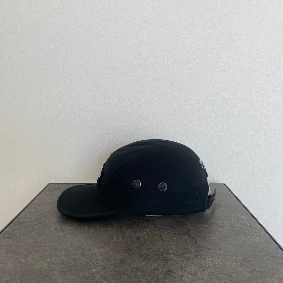 슈프림 밀리터리 워시드 블랙 박스로고 캠프캡 모자 상품이미지2