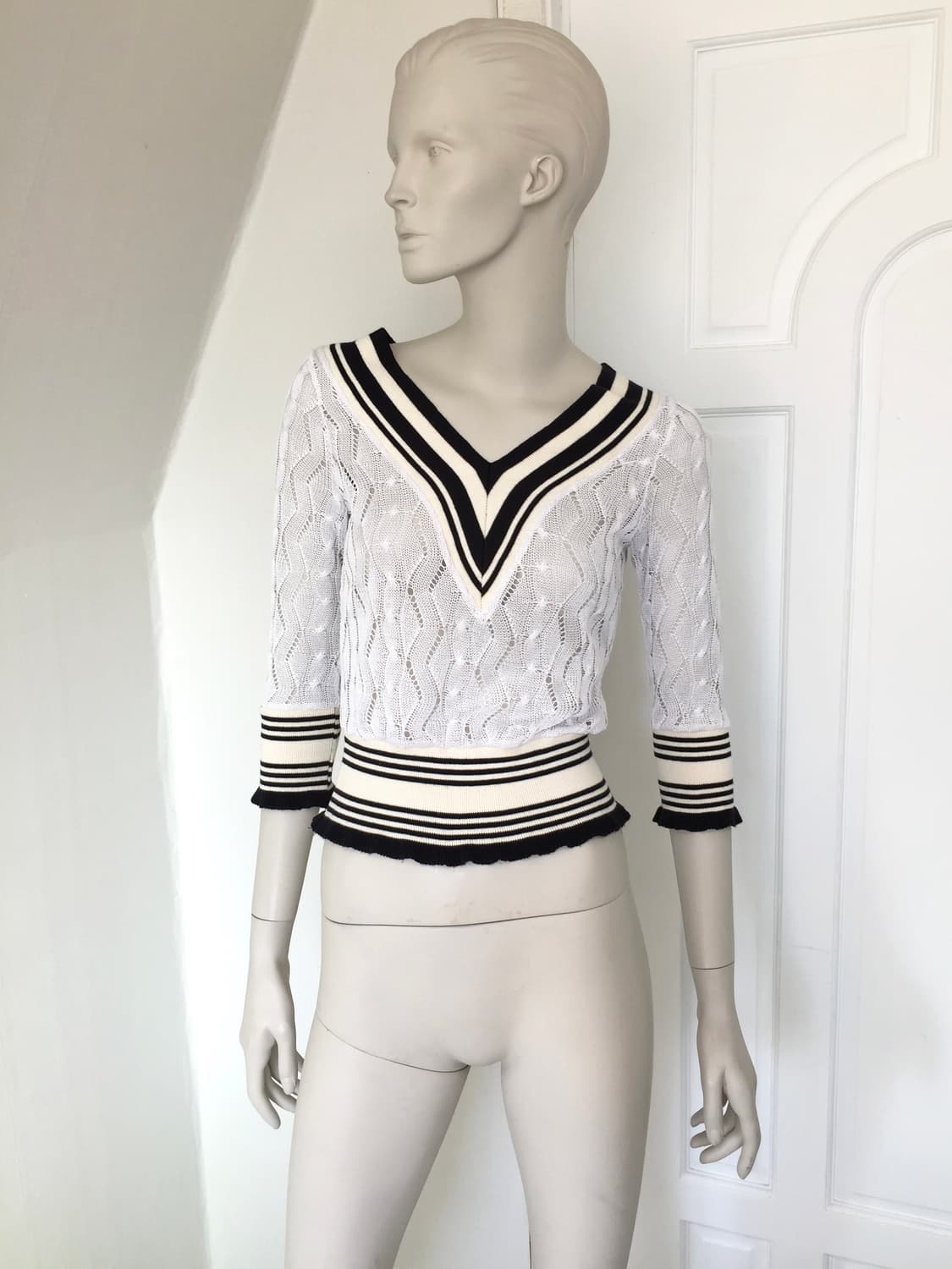 Blumarine Rhinstone Slim Knit 상품이미지3