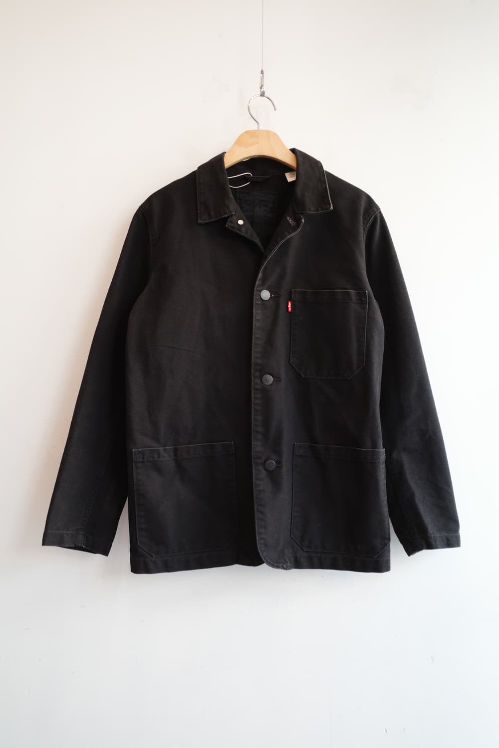 Levis 리바이스 캔버스 코튼 블랙 커버올  상품이미지1