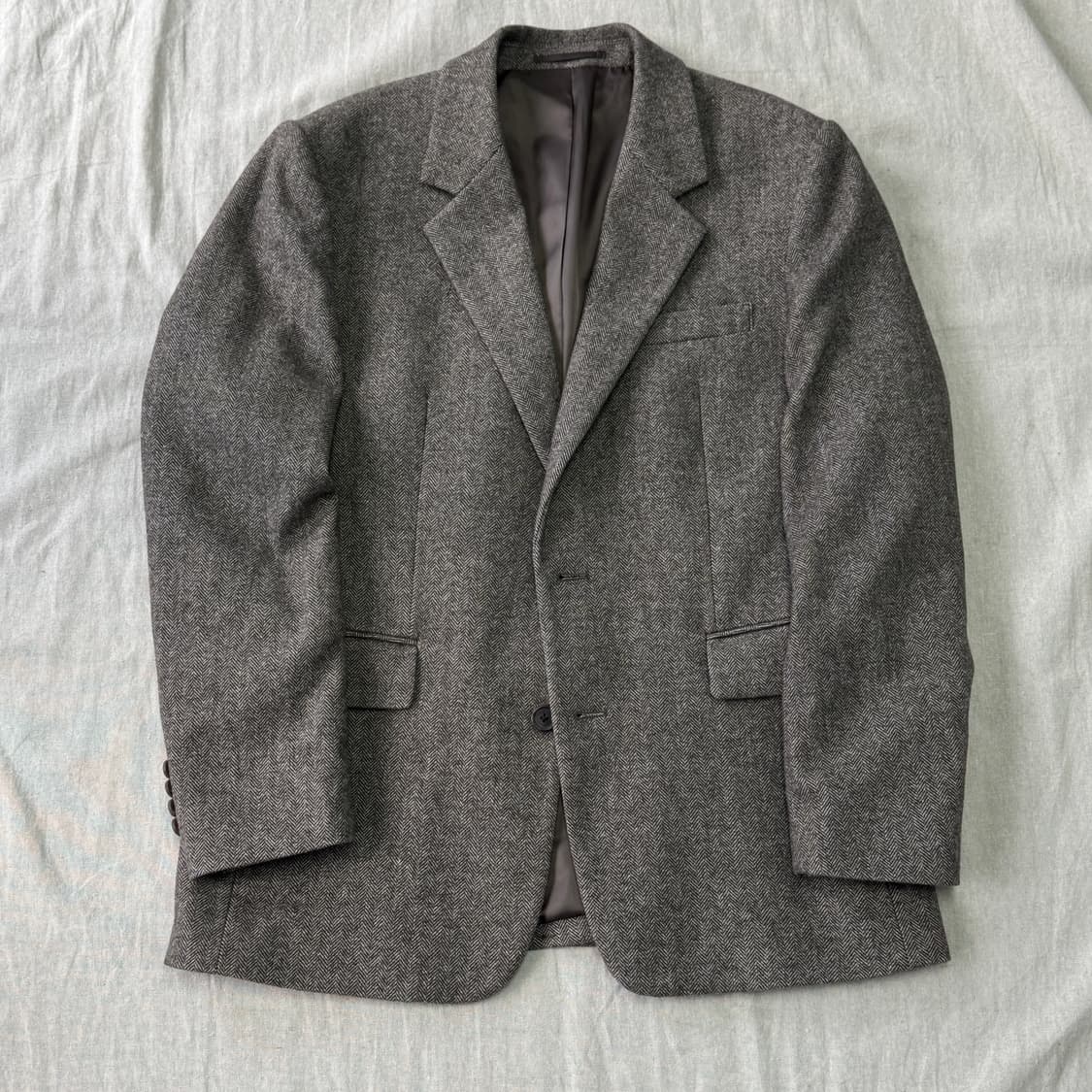 지오다노 헤링본 브라운 블레이저 자켓 L 상품이미지1