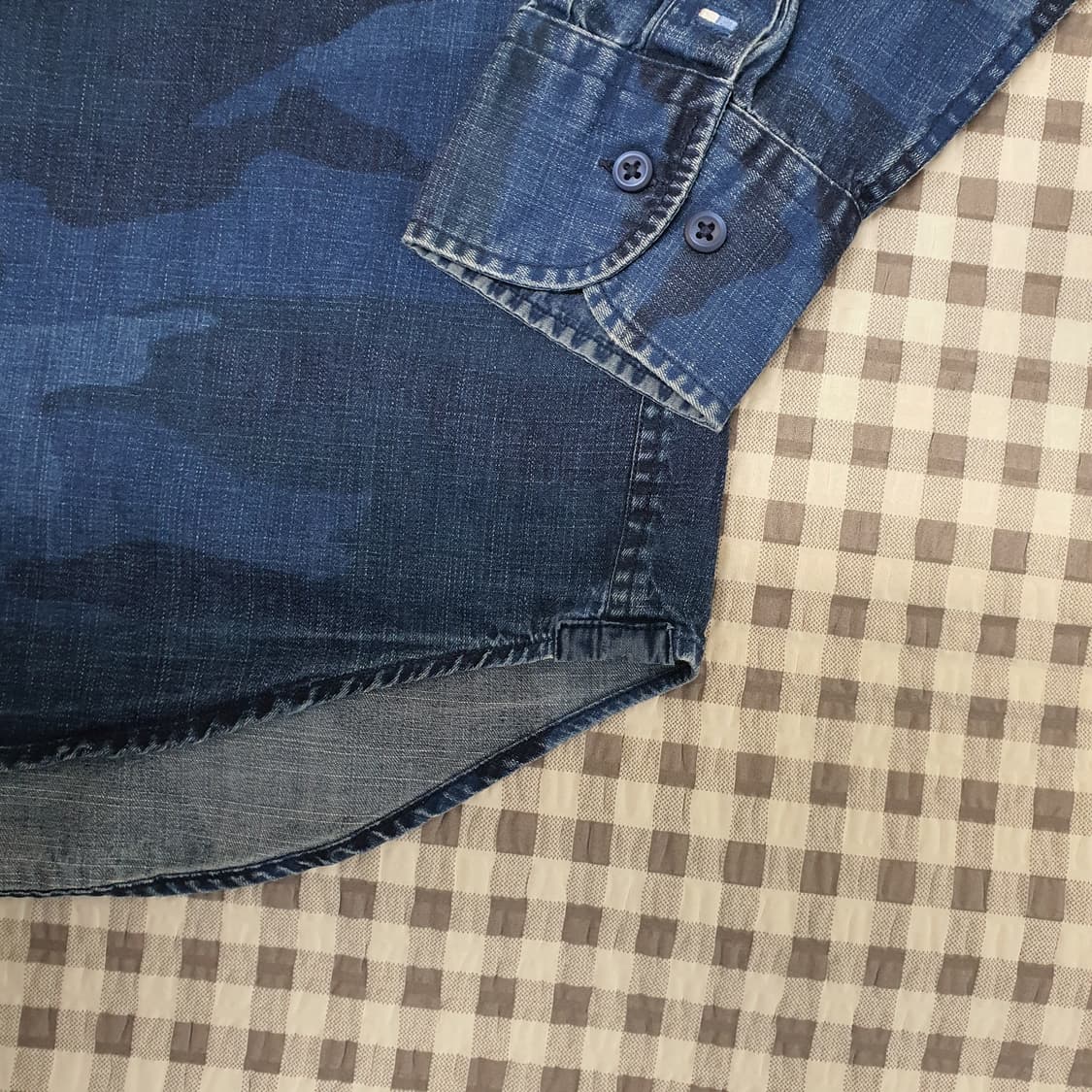 타미힐피거 카모 데님 청셔츠 남자95 상품이미지4