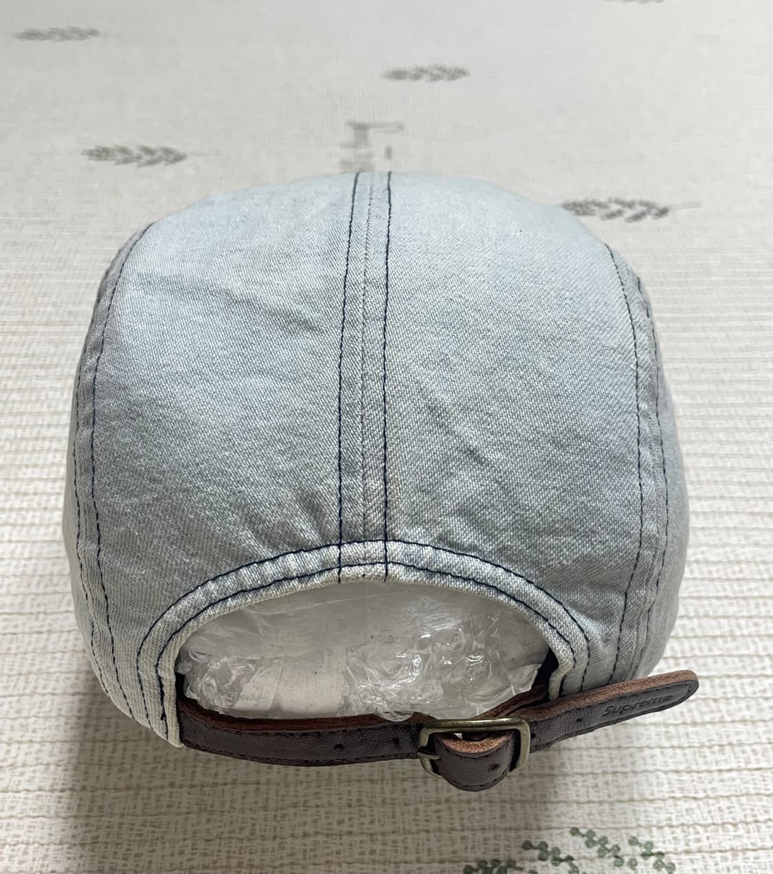 17ss 슈프림 워시드 치노 트윌 캠프캡 데님 상품이미지2