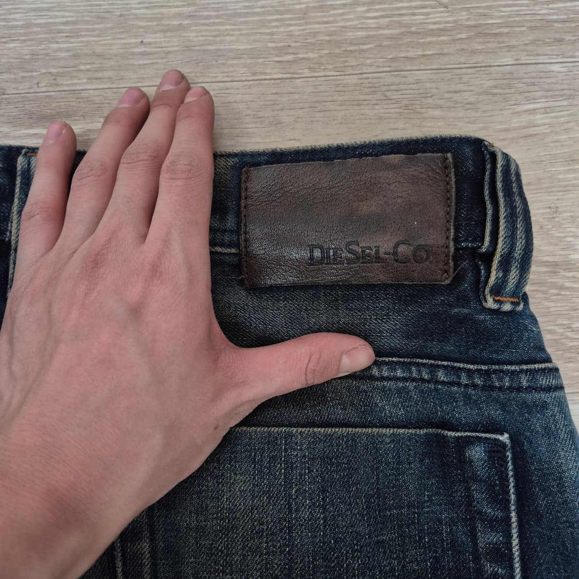 디젤 소가죽 워싱 데님 팬츠 청바지 (32) 상품이미지7