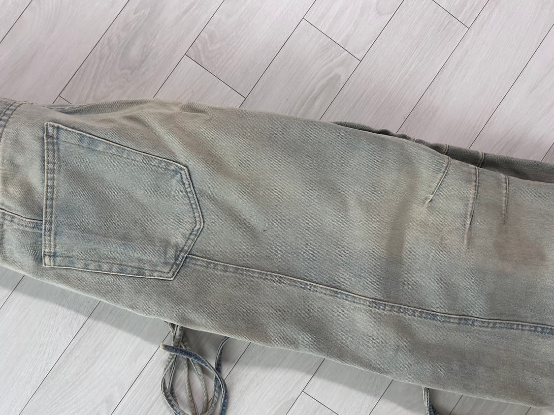 자라 와이드 빈티지 워싱 데님 상품이미지3