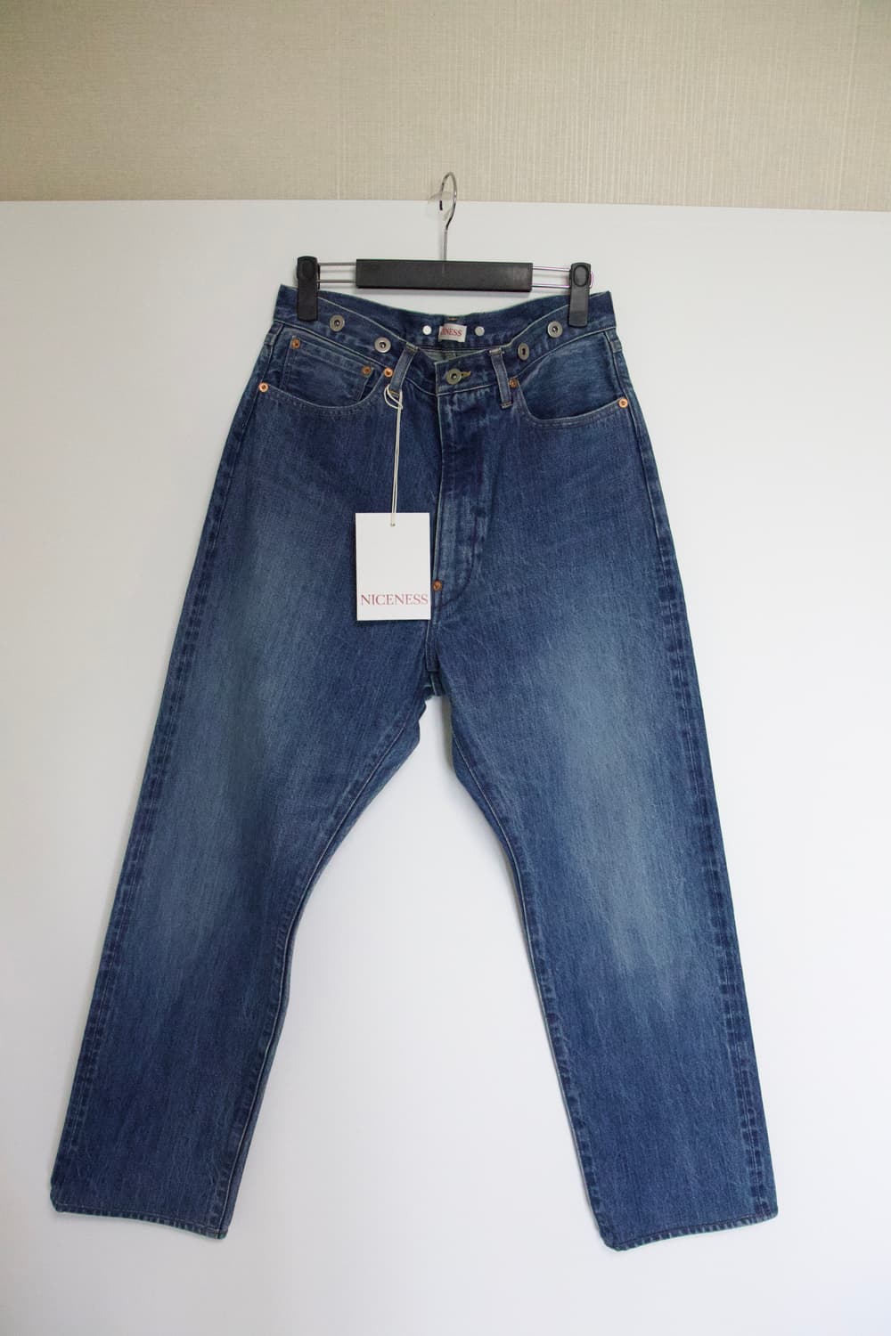 (새상품)나이스네스 d.doug 데님 인디고 M사이즈 상품이미지1