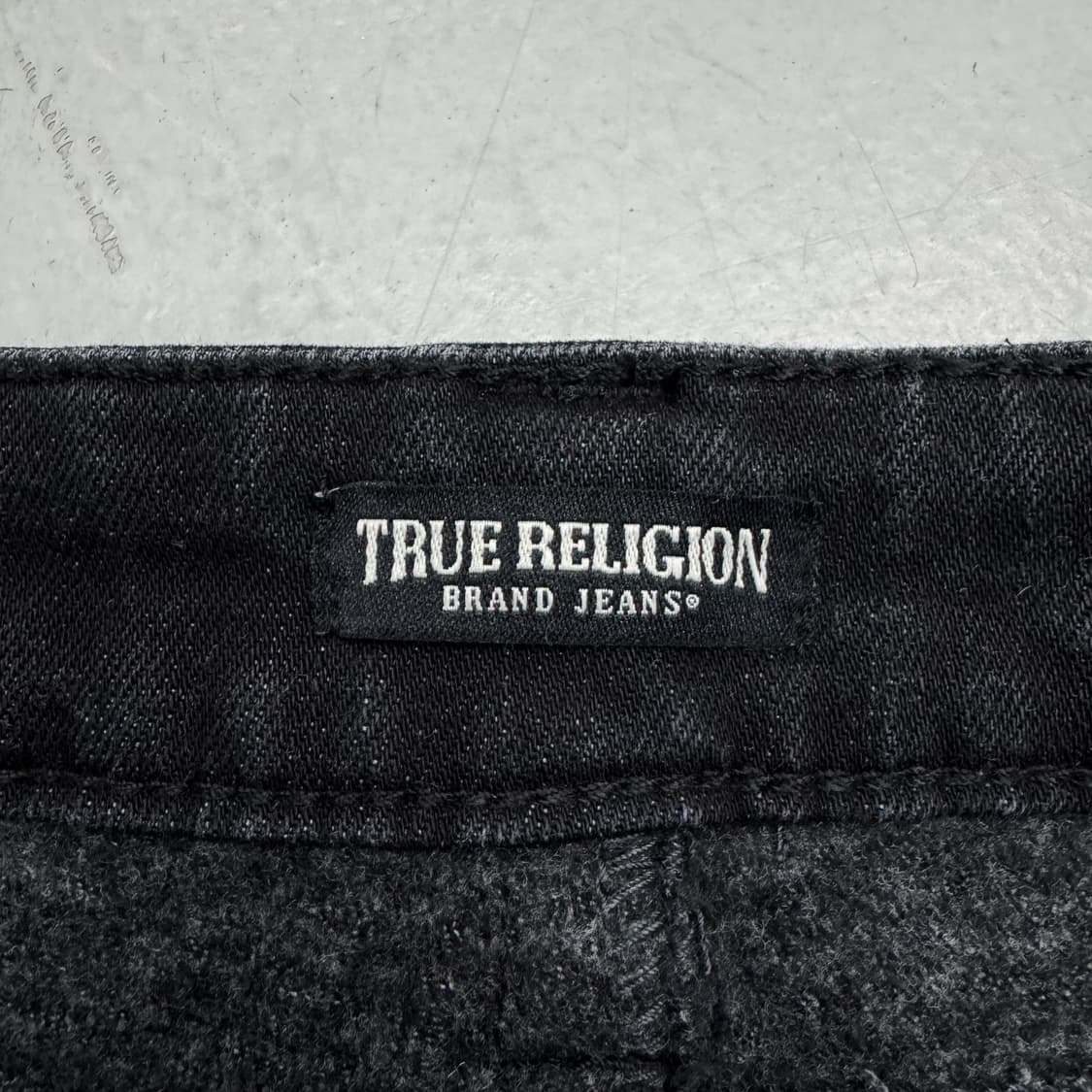 트루릴리전 Y2K 부츠컷 블랙 데님팬츠 상품이미지7