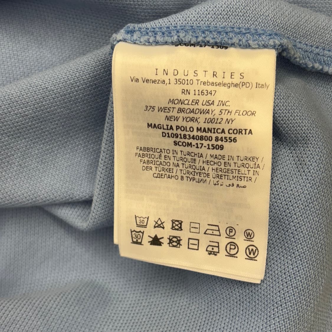 XL 몽클레어 카라 반팔티  상품이미지8