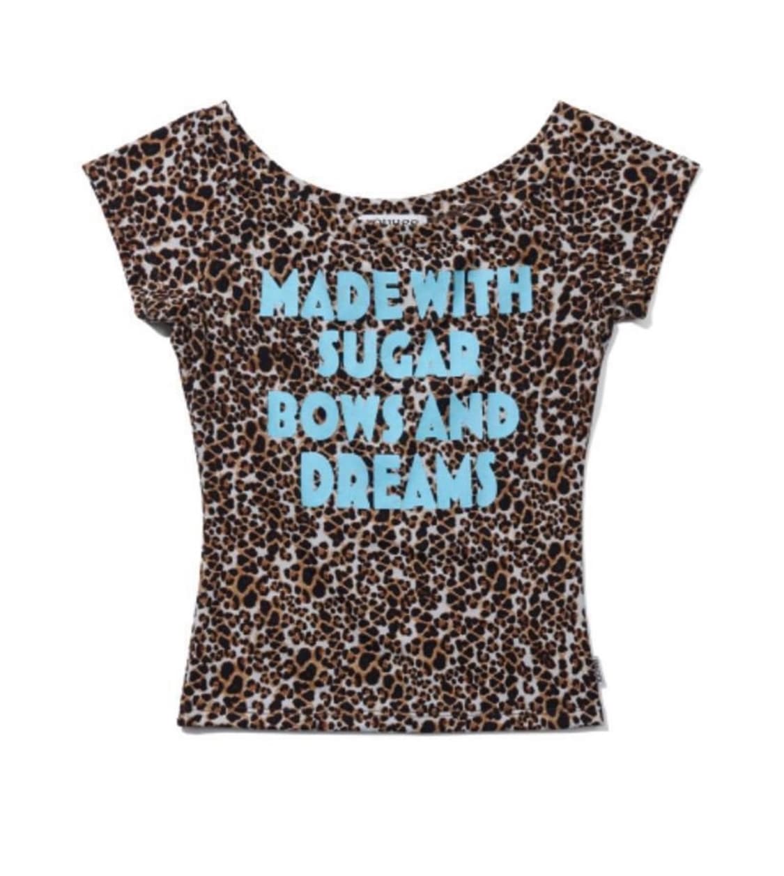 YOUHEE LEOPARD LETTERING TSHIRTSBROWN YH 상품이미지1