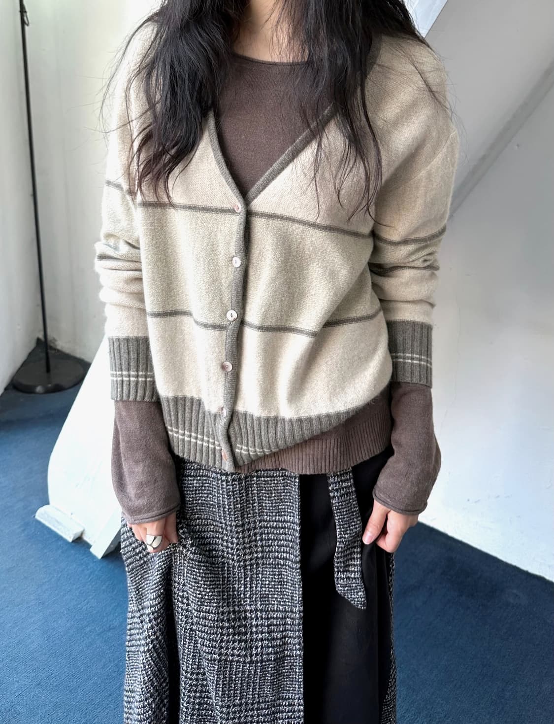 Angora Lambswool blend knit cardigan 상품이미지10