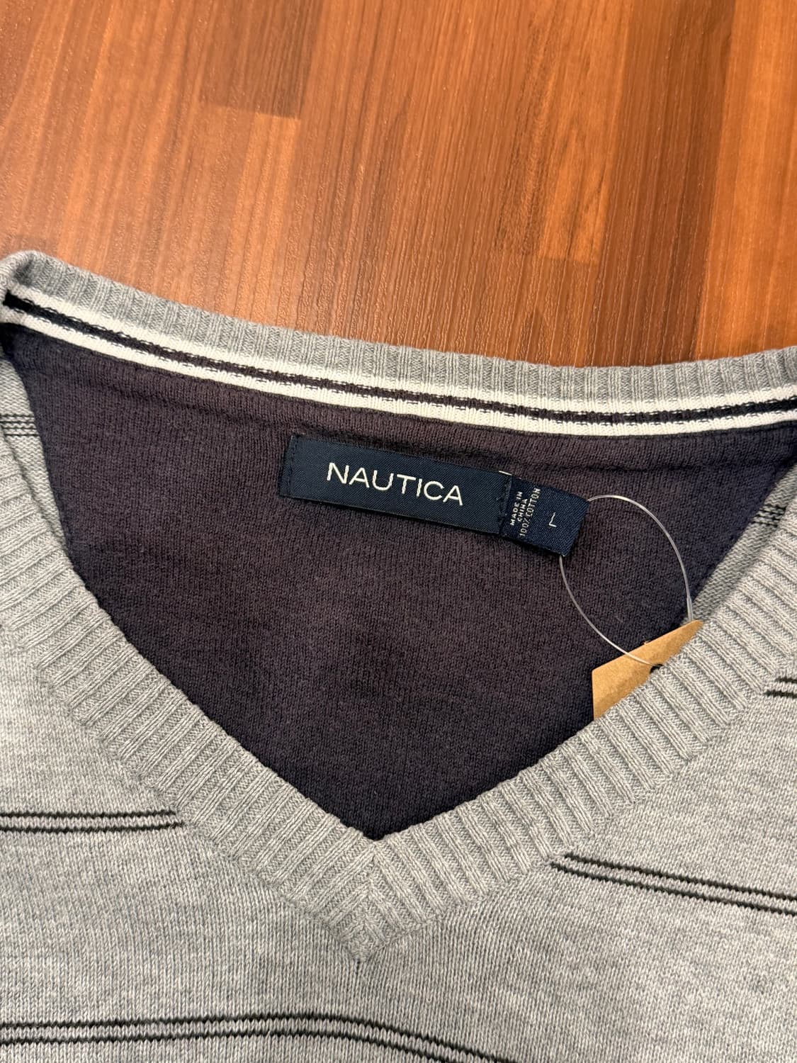 Nautica 노티카 스트라이프 브이넥 니트 상품이미지7