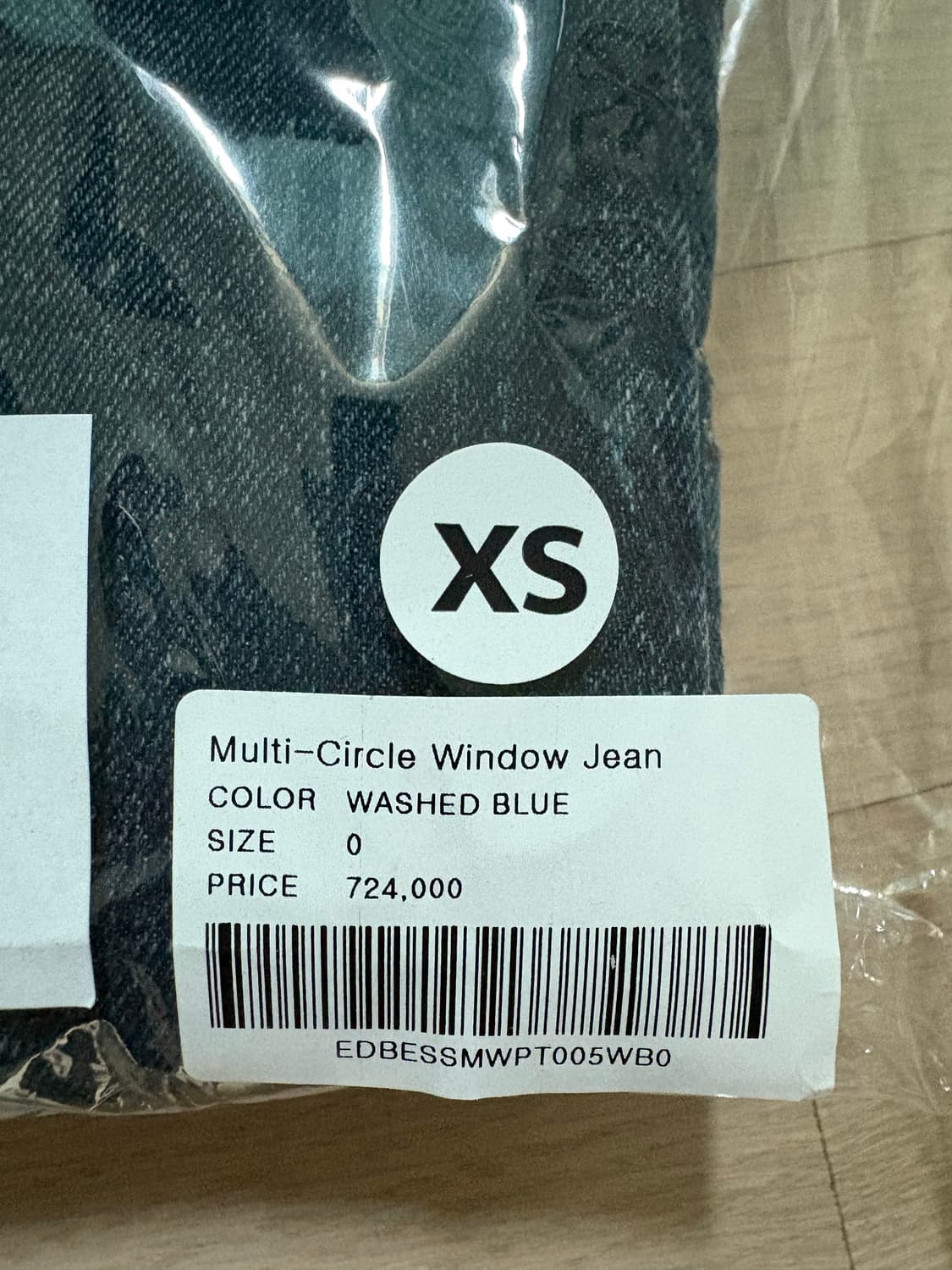 (W)Multi-Circle Window Jean - Mid-Blue 상품이미지4