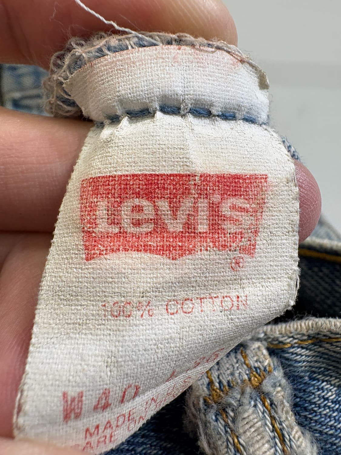90’s LEVIS (Made in USA) 데님팬츠 상품이미지8