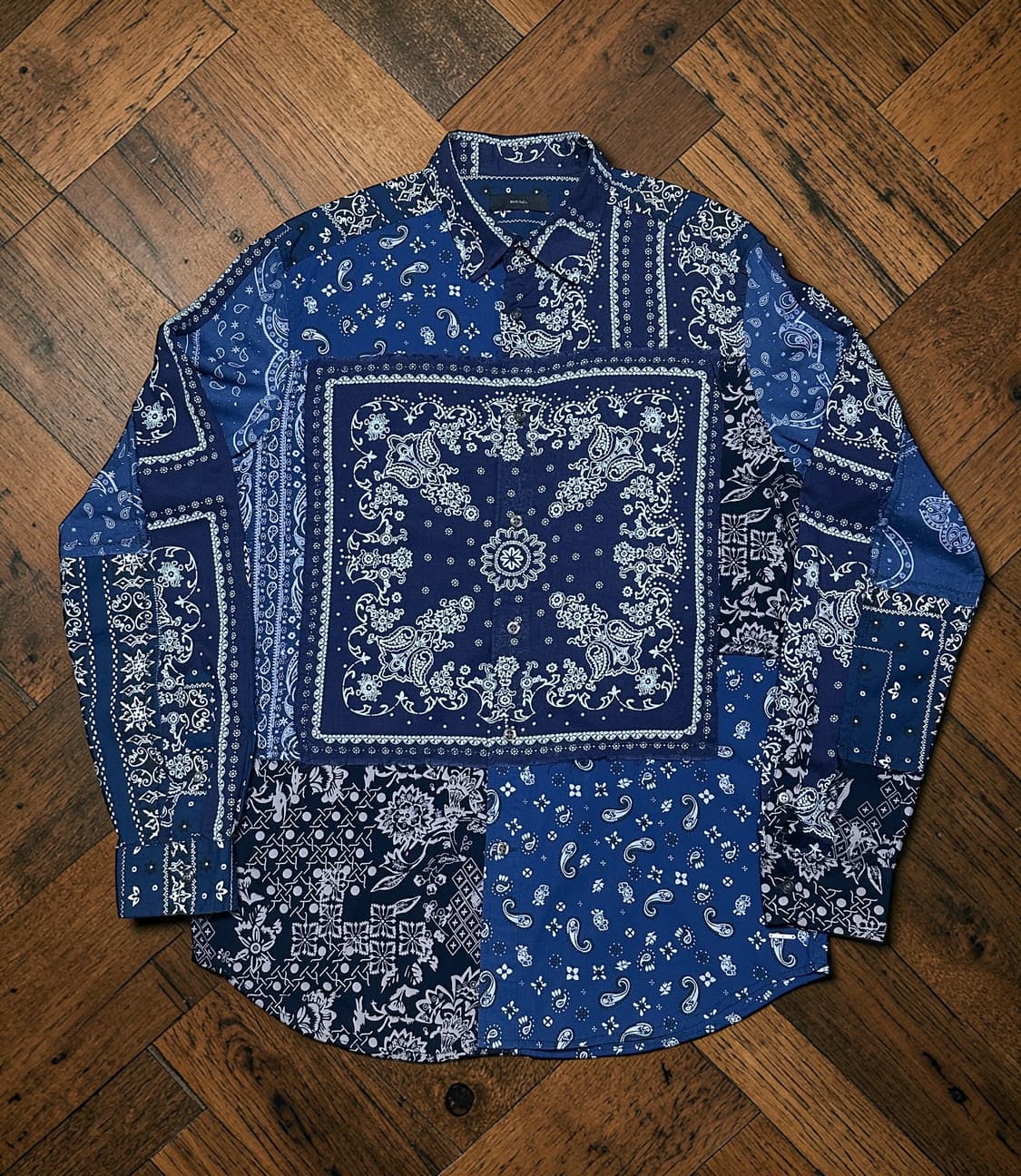 디젤 페이즐리 패치워크 셔츠 상품이미지5