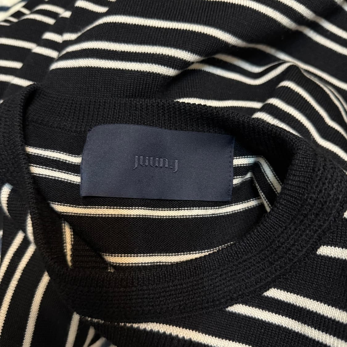 [L] 준지 juun.j 스트라이프 니트 L 상품이미지5