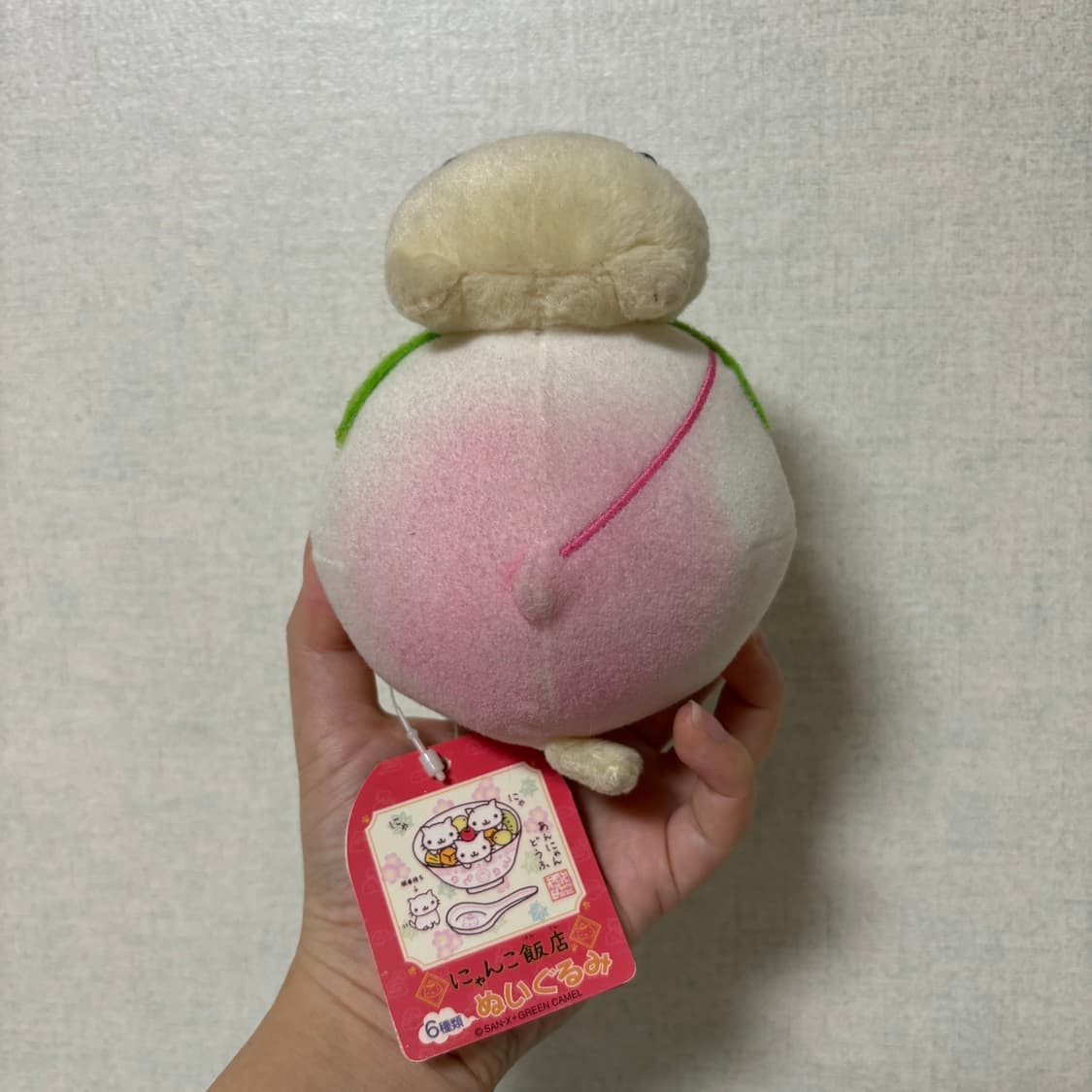 고전 산엑스 복숭아 냥냥냥코 인형 상품이미지2