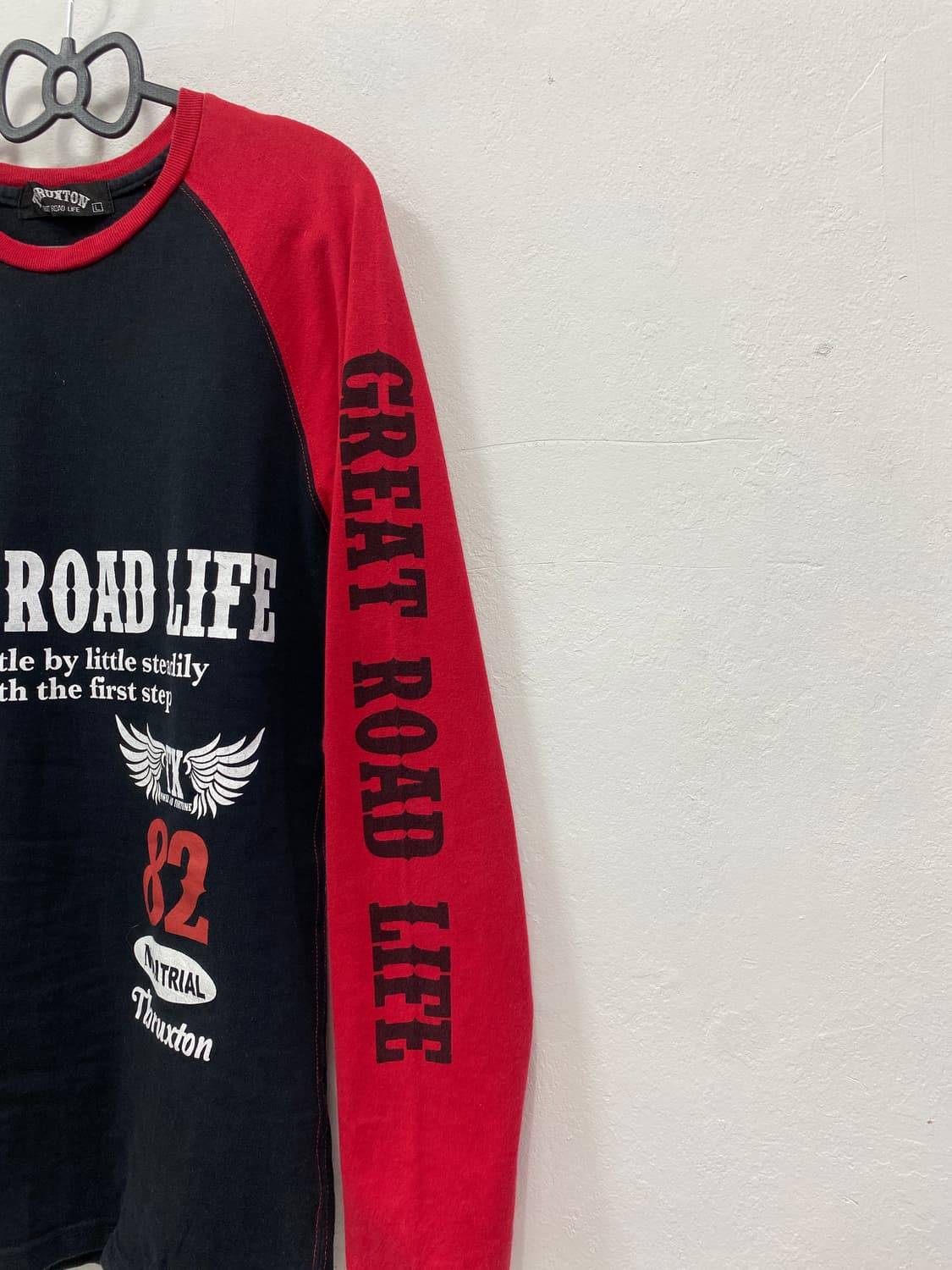 [THRUXTON] 펑크 y2k 날개 배색 롱슬리브 상품이미지8