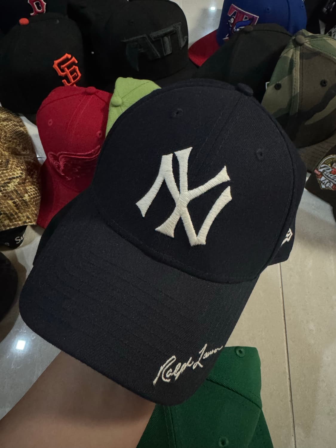 뉴에라 양키스 x 폴로 캡 미시착 처분  상품이미지2