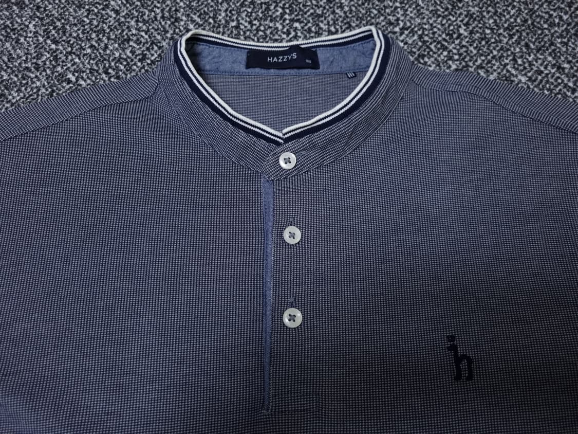 [무료배송][95-100]헤지스 남성용 차이나넥 반팔티 상품이미지5