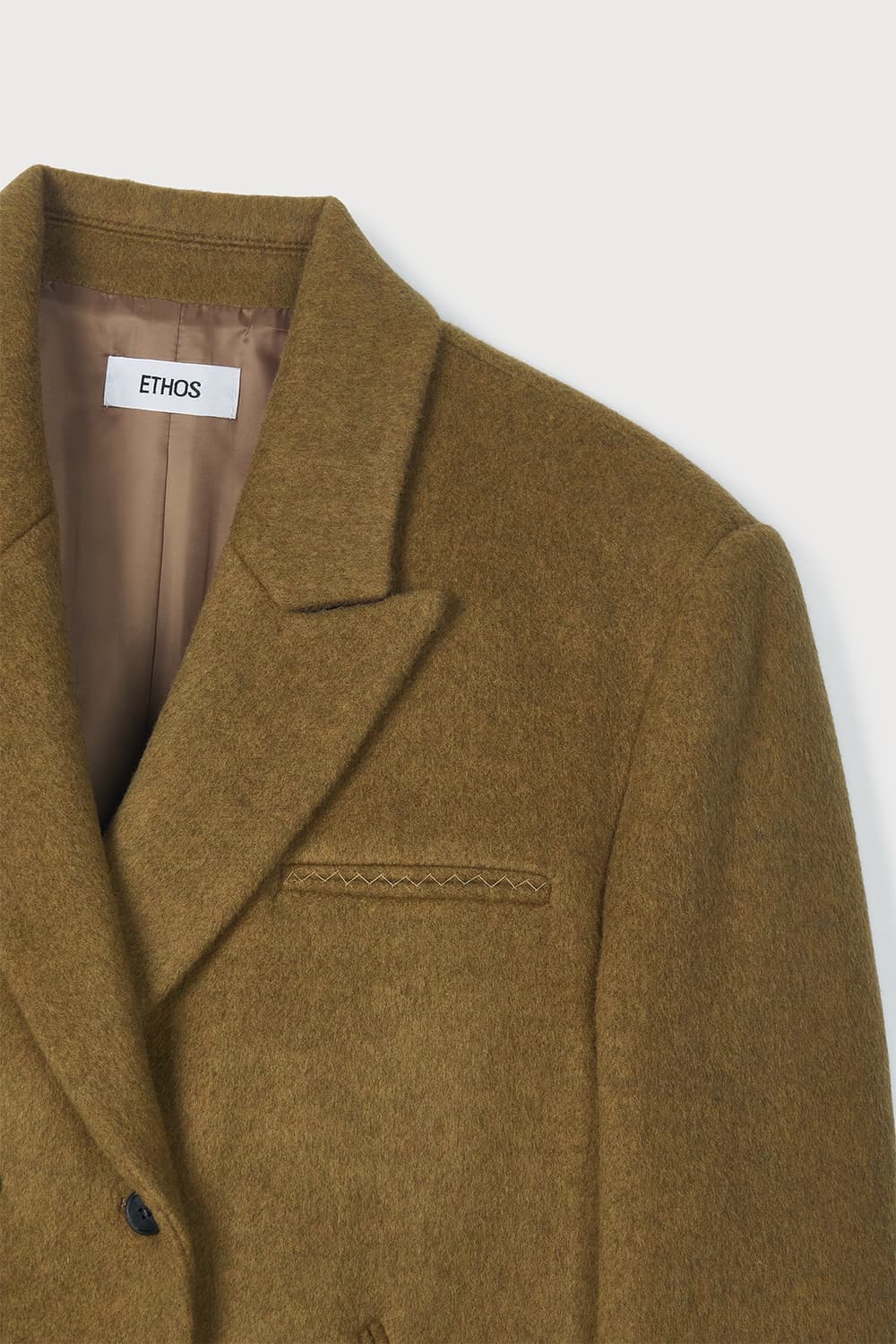 에토스 더블 버튼 자켓 (카키) 상품이미지6