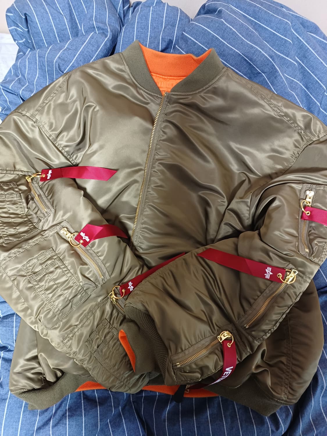 [M] 베트멍 알파 카고 봄버 자켓 새상품 25ss  상품이미지2