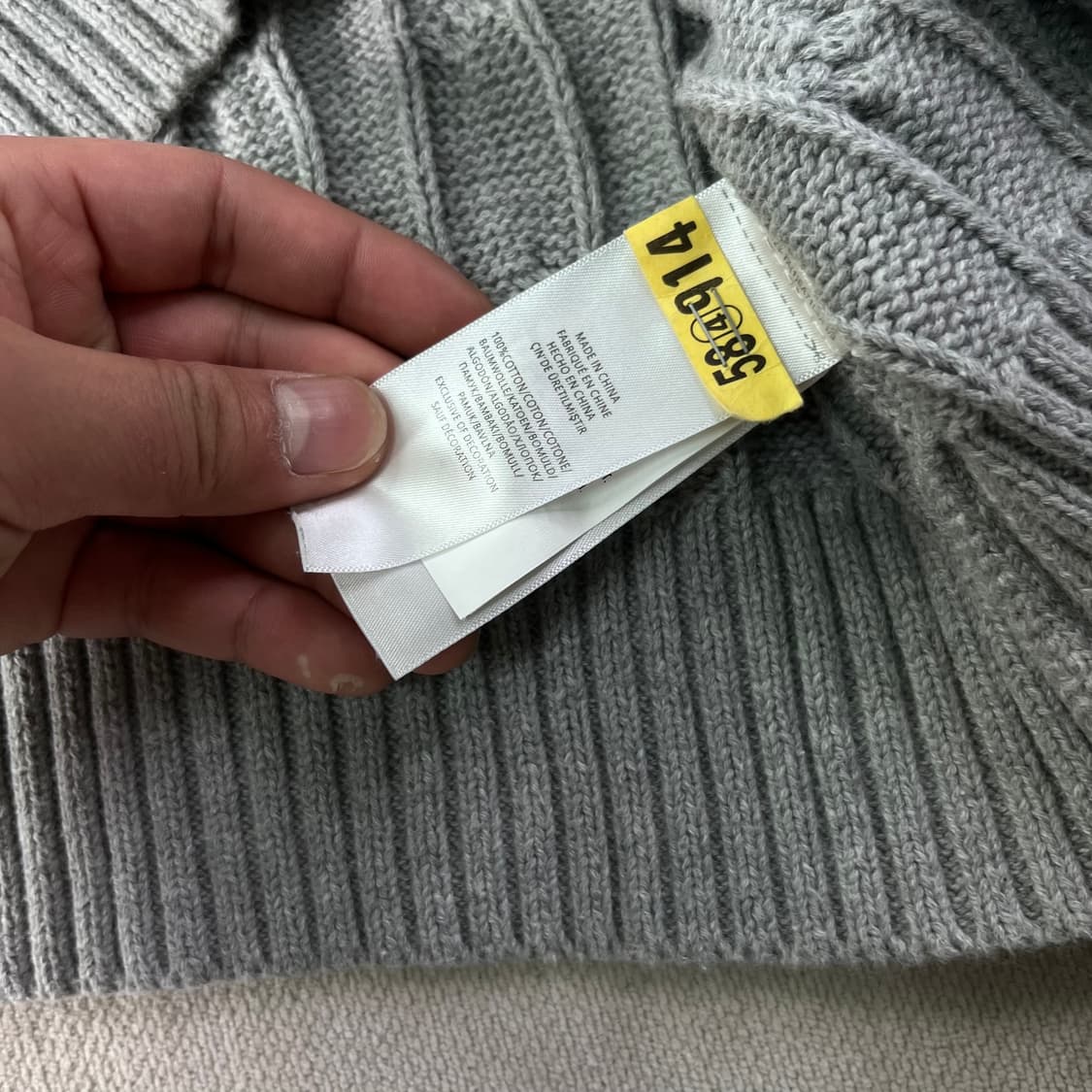 100 폴로랄프로렌 신형라벨 꽈배기 니트 상품이미지4