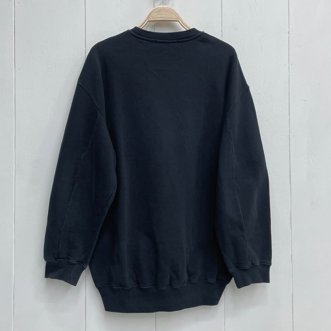 MSGM 페이스 그래픽 프린팅 블랙 맨투맨 상품이미지8