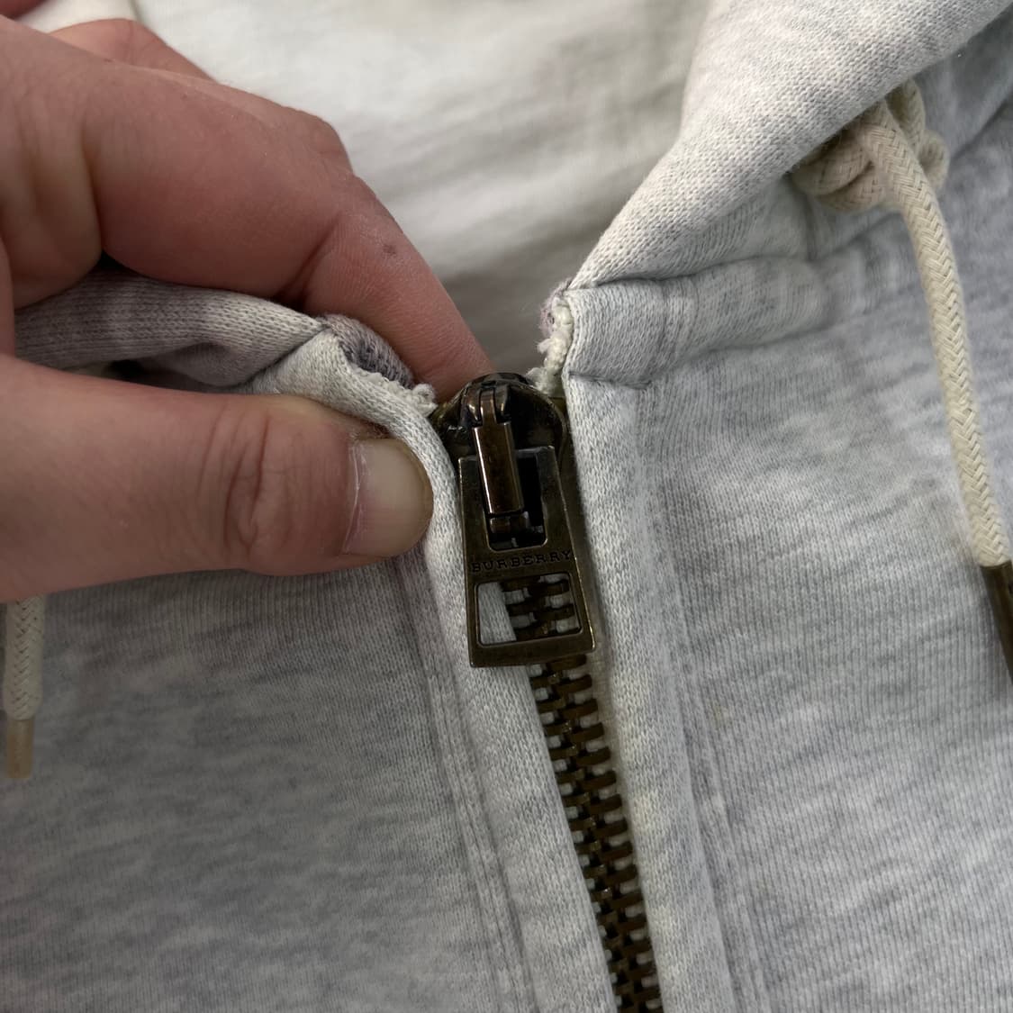 95 버버리 엘보패치 후드집업 상품이미지4