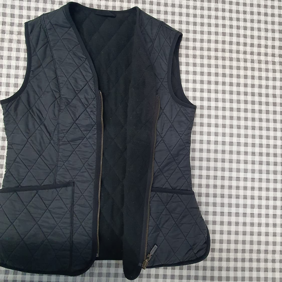 바버 퀼팅 기모 베스트 조끼 남자95 상품이미지5