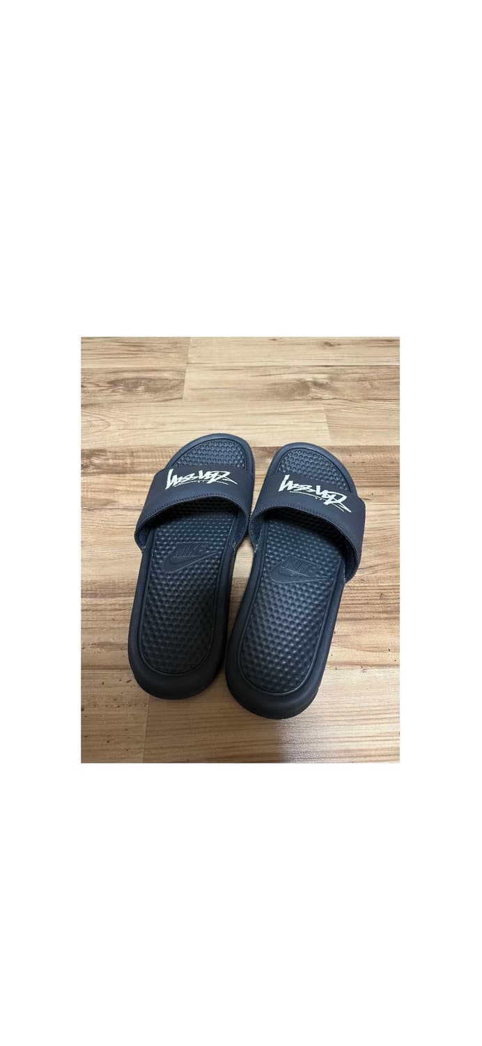 나이키 x 스투시 베나시 슬라이드 블랙 상품이미지3